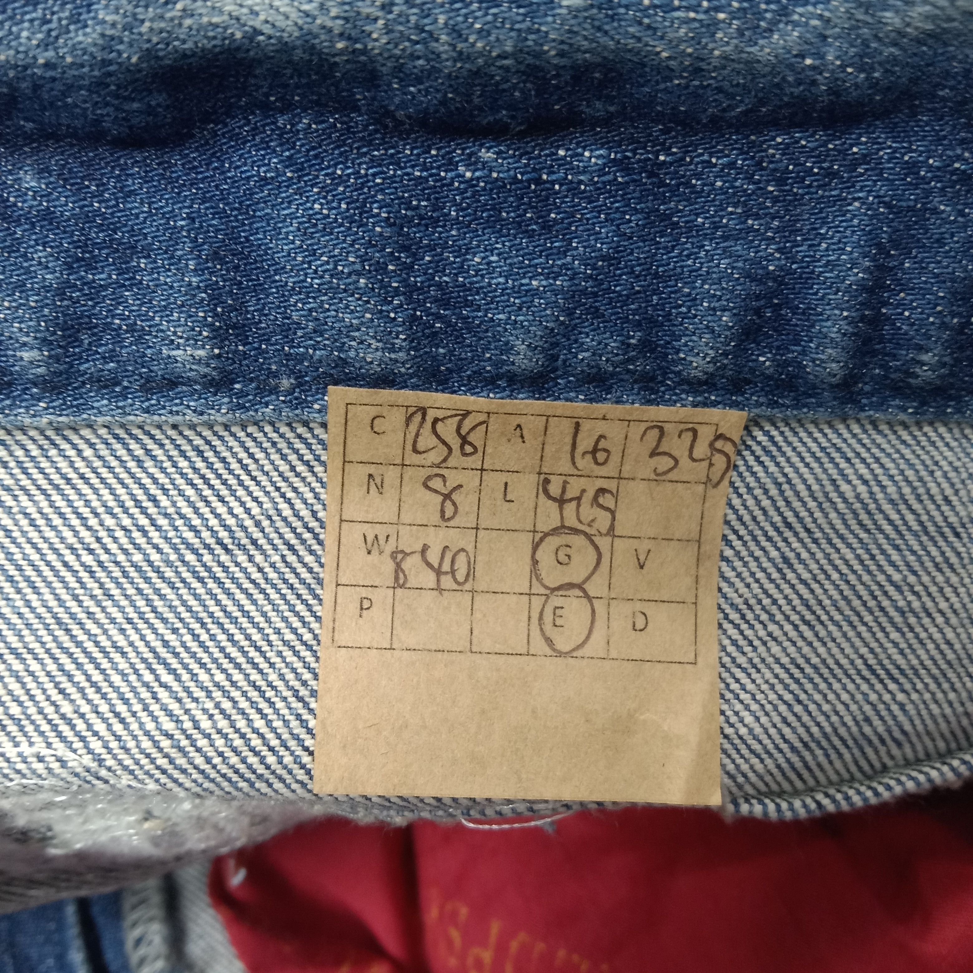 Japanese Brand Red Pepper Japanese Retro Denim Jeans C258N8 Size US 32 / EU 48 - 18 Thumbnail