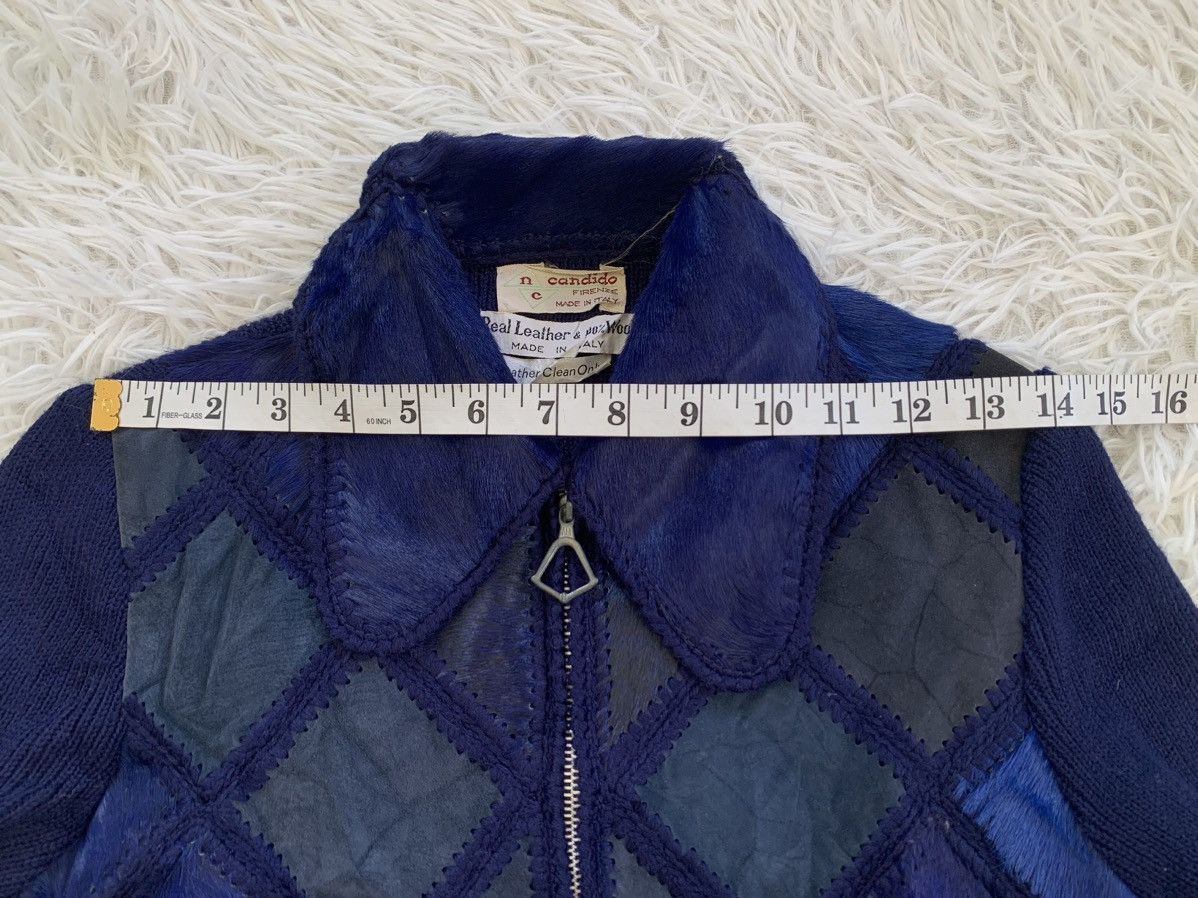 Japanese Brand N C Candido Firenze Real Leather & Wool Jacket Size US S / EU 44-46 / 1 - 10 Thumbnail