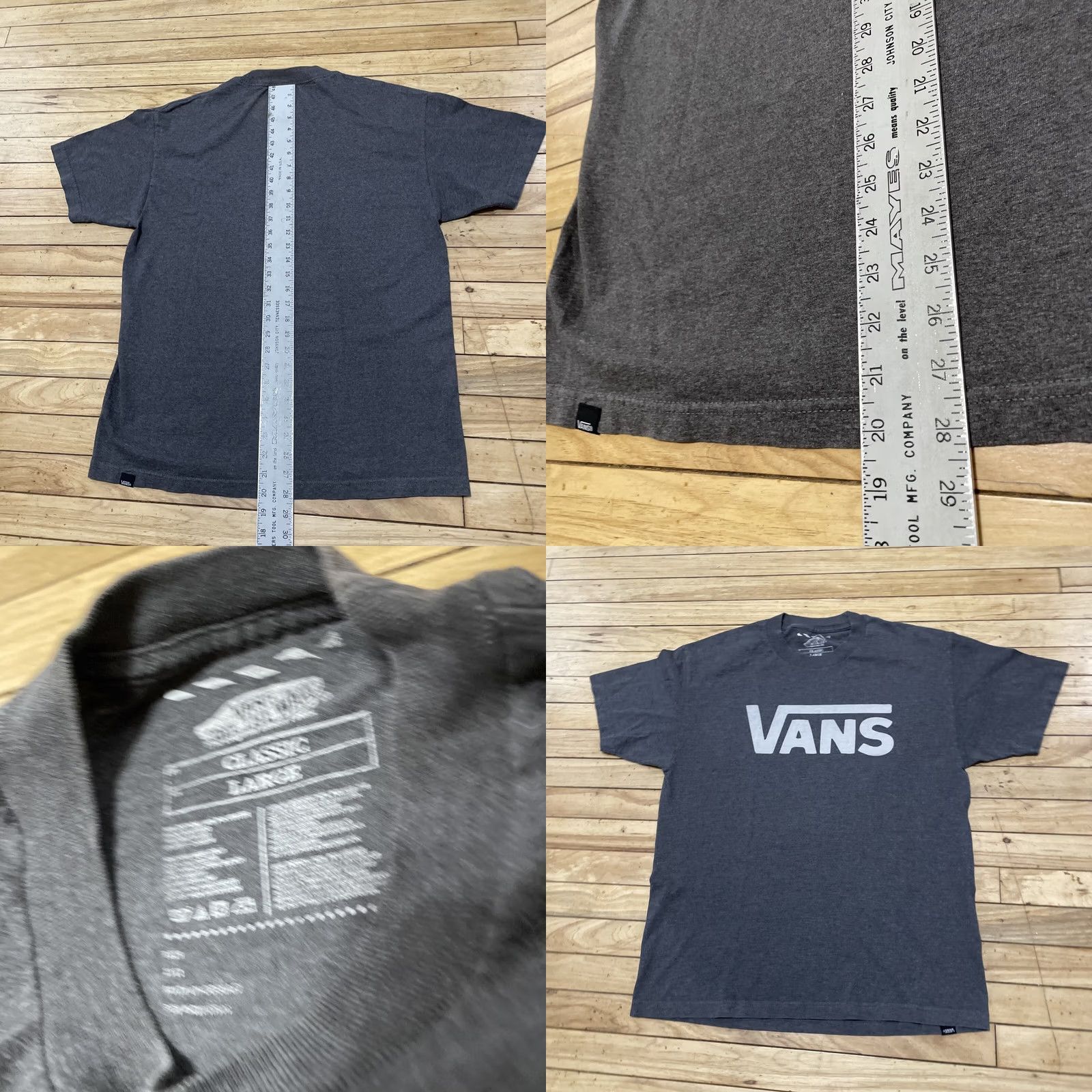 Vans VANS Classic Fit Shirt Men L Gray Skater Off The Wall Y2k Streetwear Beach L Shirt Size US L / EU 52-54 / 3 - 8 Thumbnail