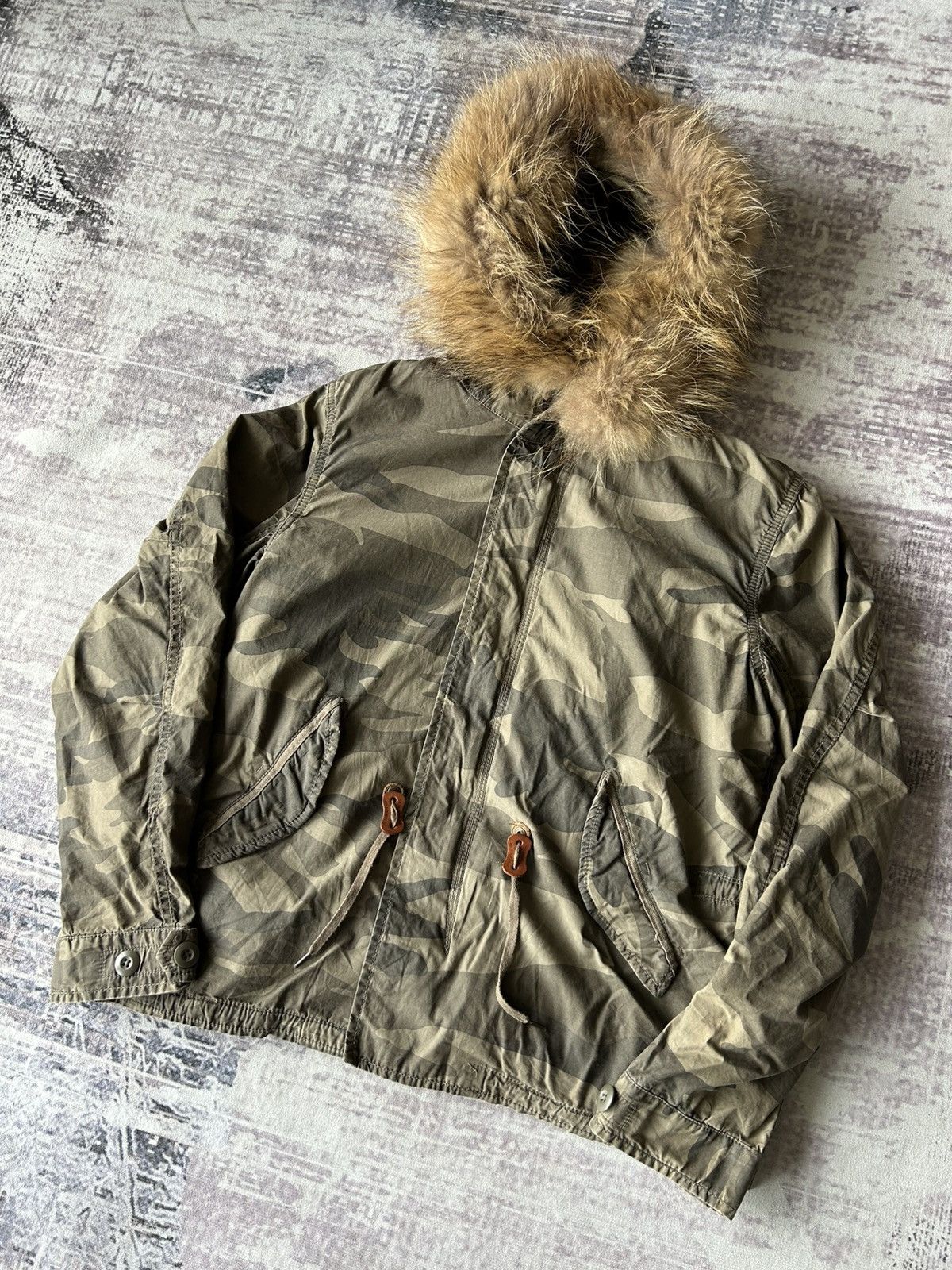GOA Goa Rarcoon Fur Camo Jacket Size US M / EU 48-50 / 2 - 2 Thumbnail
