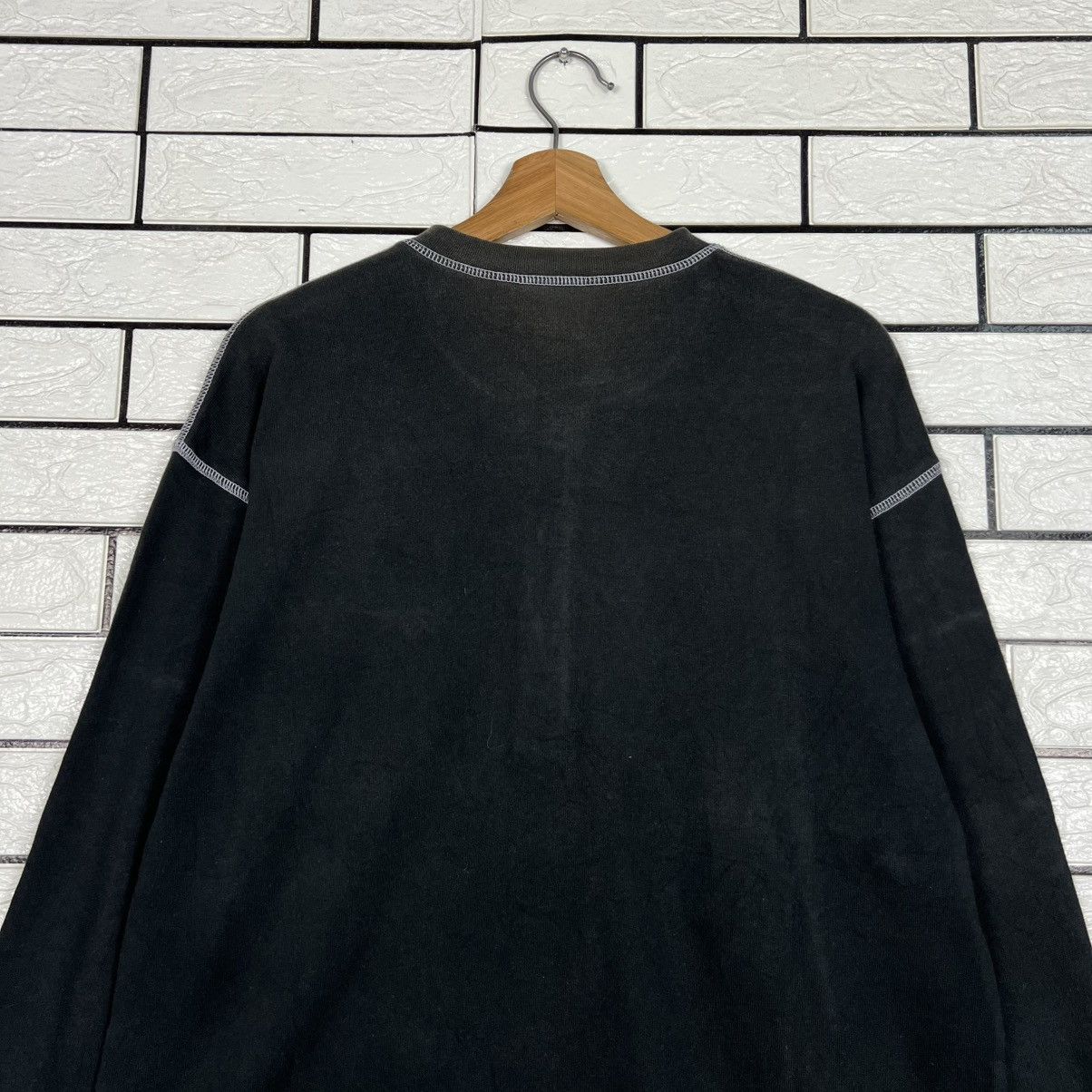 Reebok Vintage 90’s REEBOK Half Button LS T Shirt #4225-C192 Size US M / EU 48-50 / 2 - 15 Thumbnail
