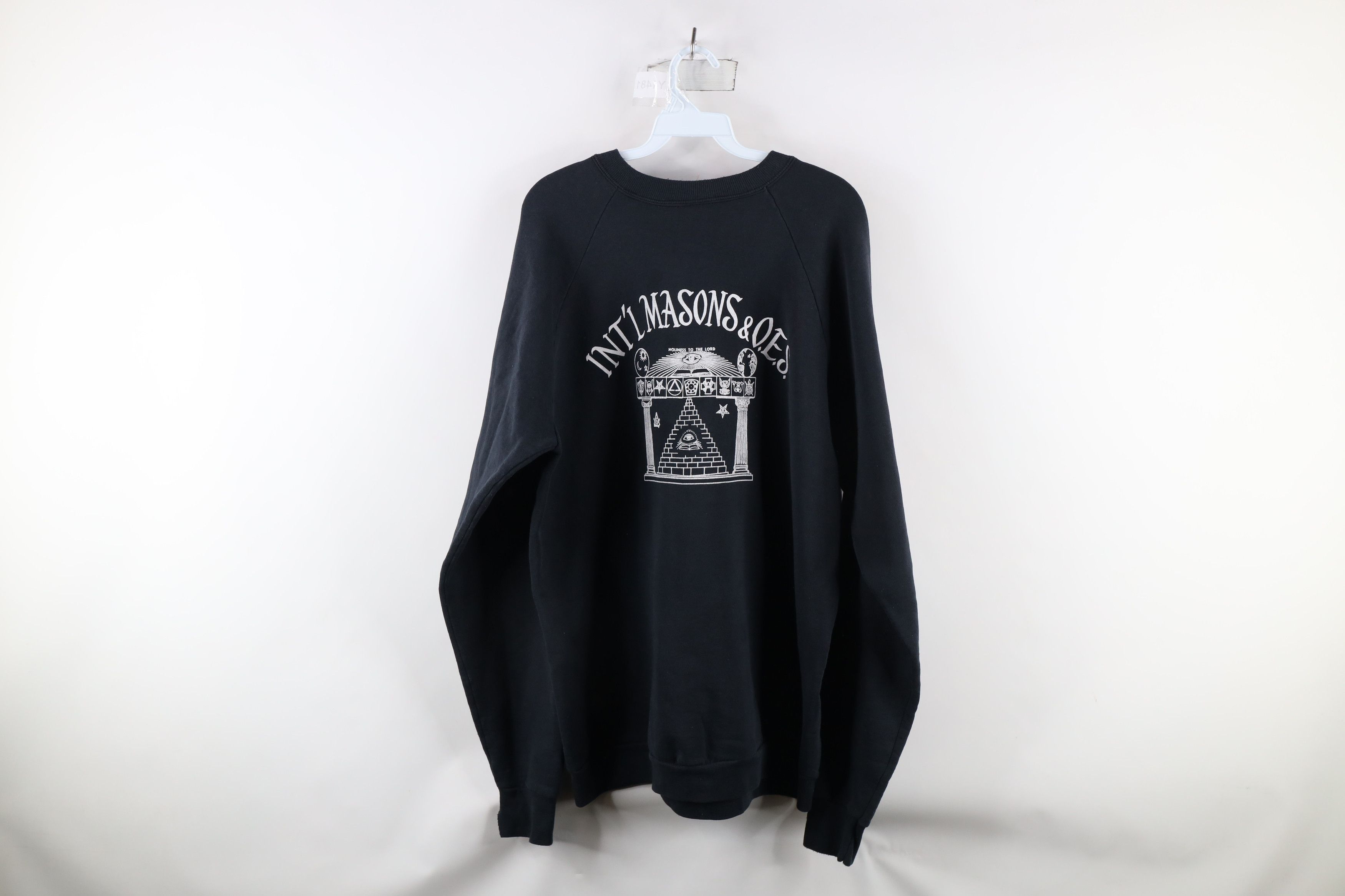 Vintage Vintage 90s Masons & OES Freemasons Sweatshirt USA Size US XXL / EU 58 / 5 - 13 Thumbnail