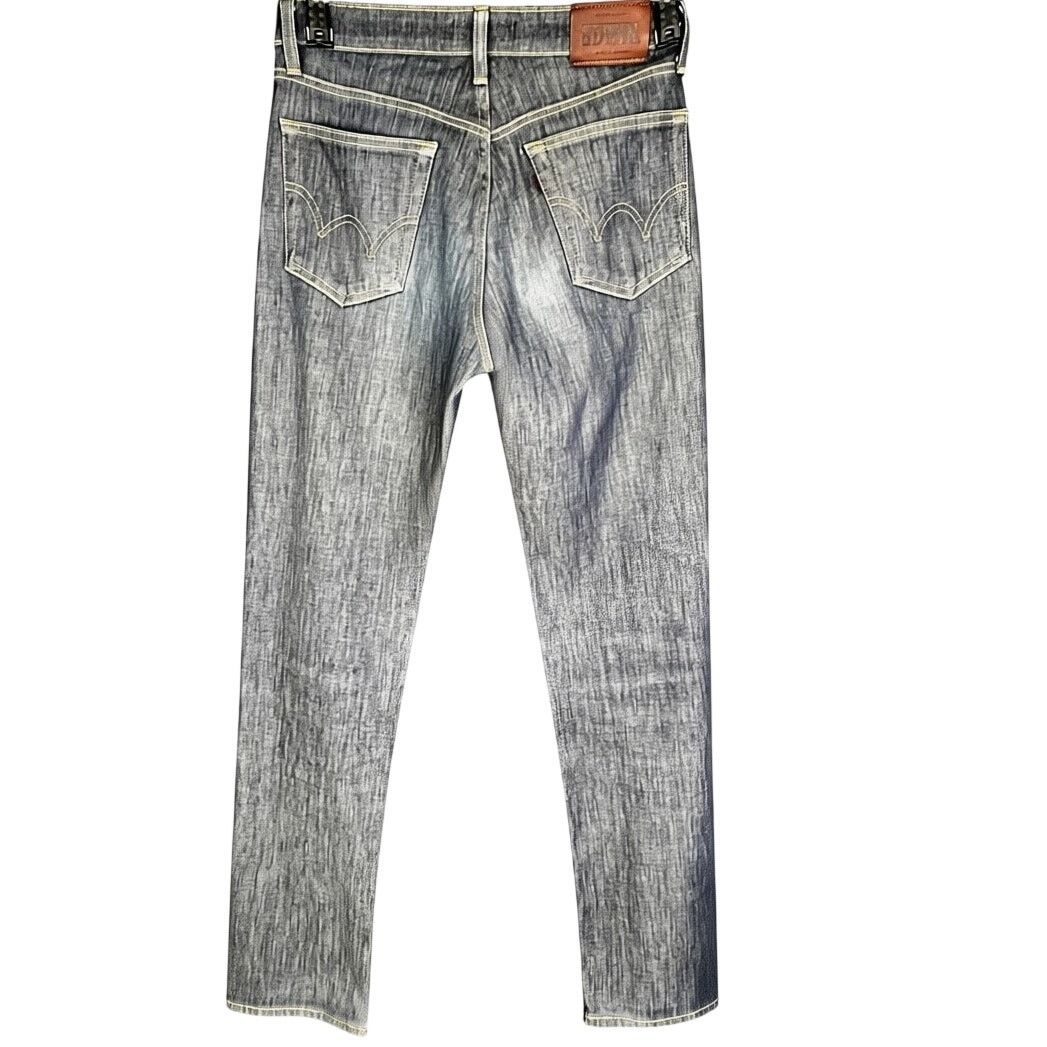 Edwin Edwin Japan E503 Men's 30x33 Flex Dark Denim Straight Jeans Size US 30 / EU 46 - 2 Thumbnail