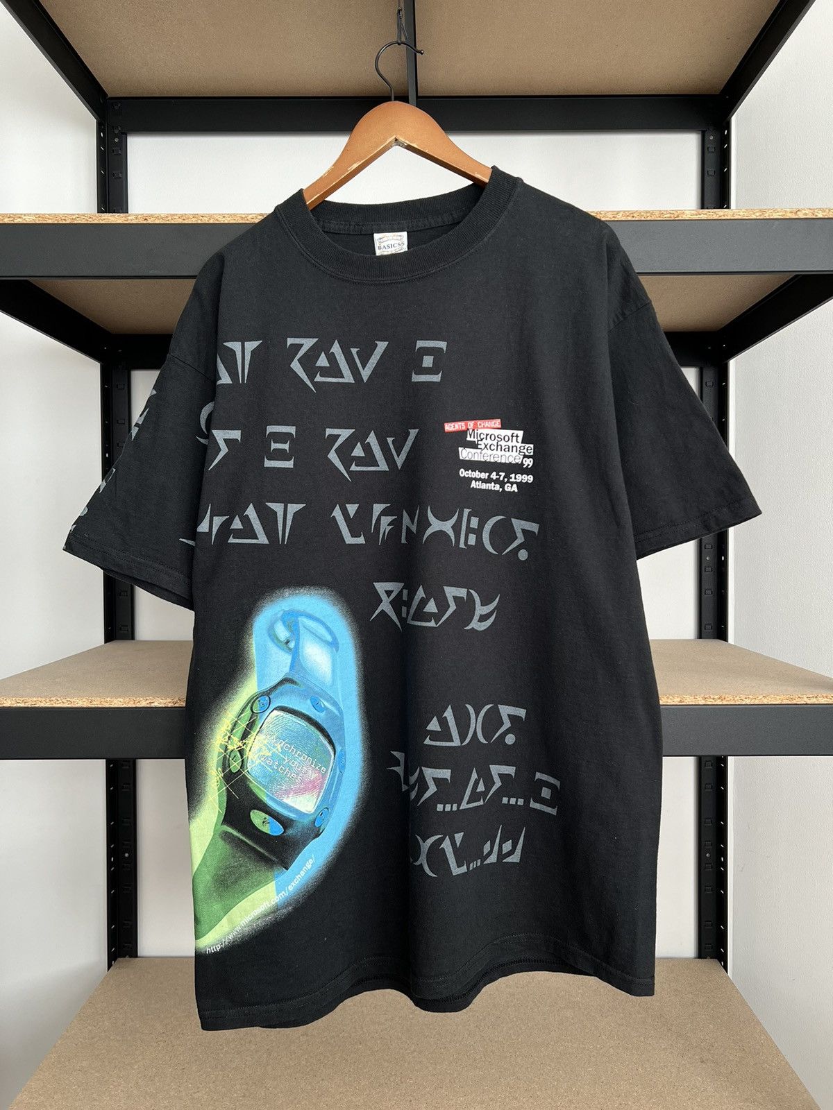Microsoft Vintage 1999 Microsoft Exchange Conference Promo T-shirt Size US XL / EU 56 / 4 - 1 Thumbnail