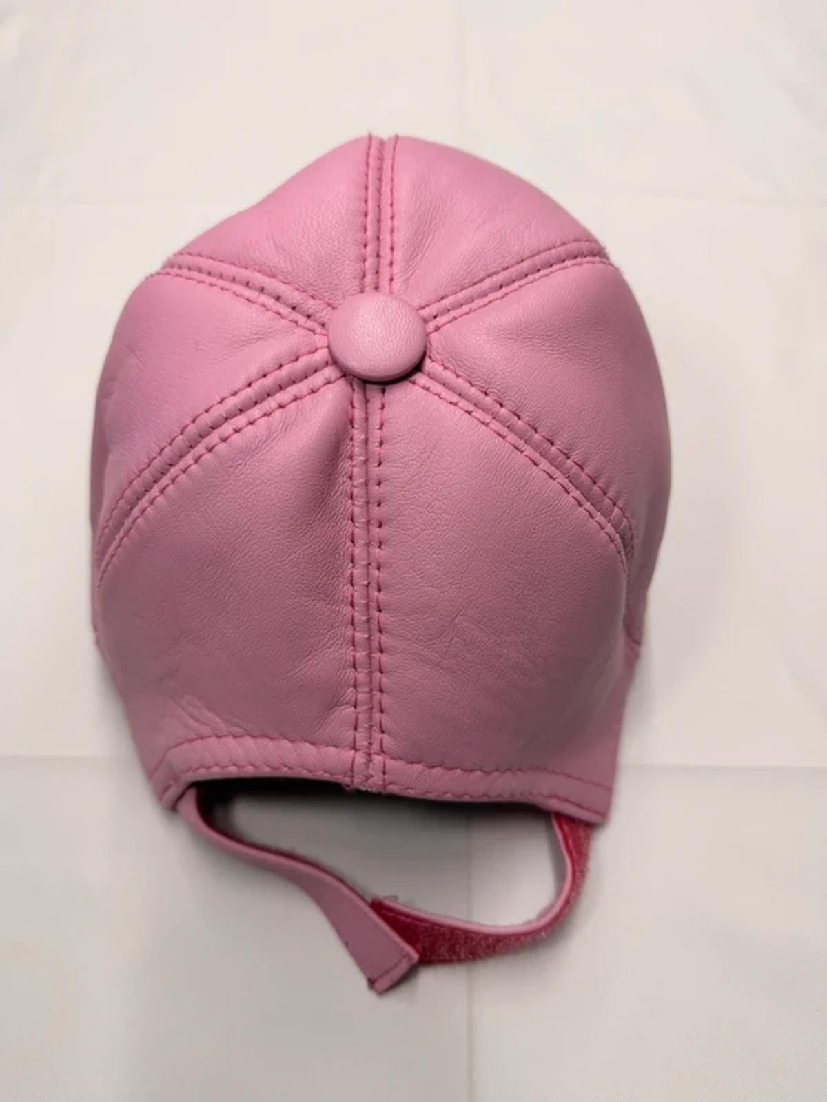Other NEW Pink Leather Baseball Cap - Premium Hat #020 Size ONE SIZE - 4 Thumbnail