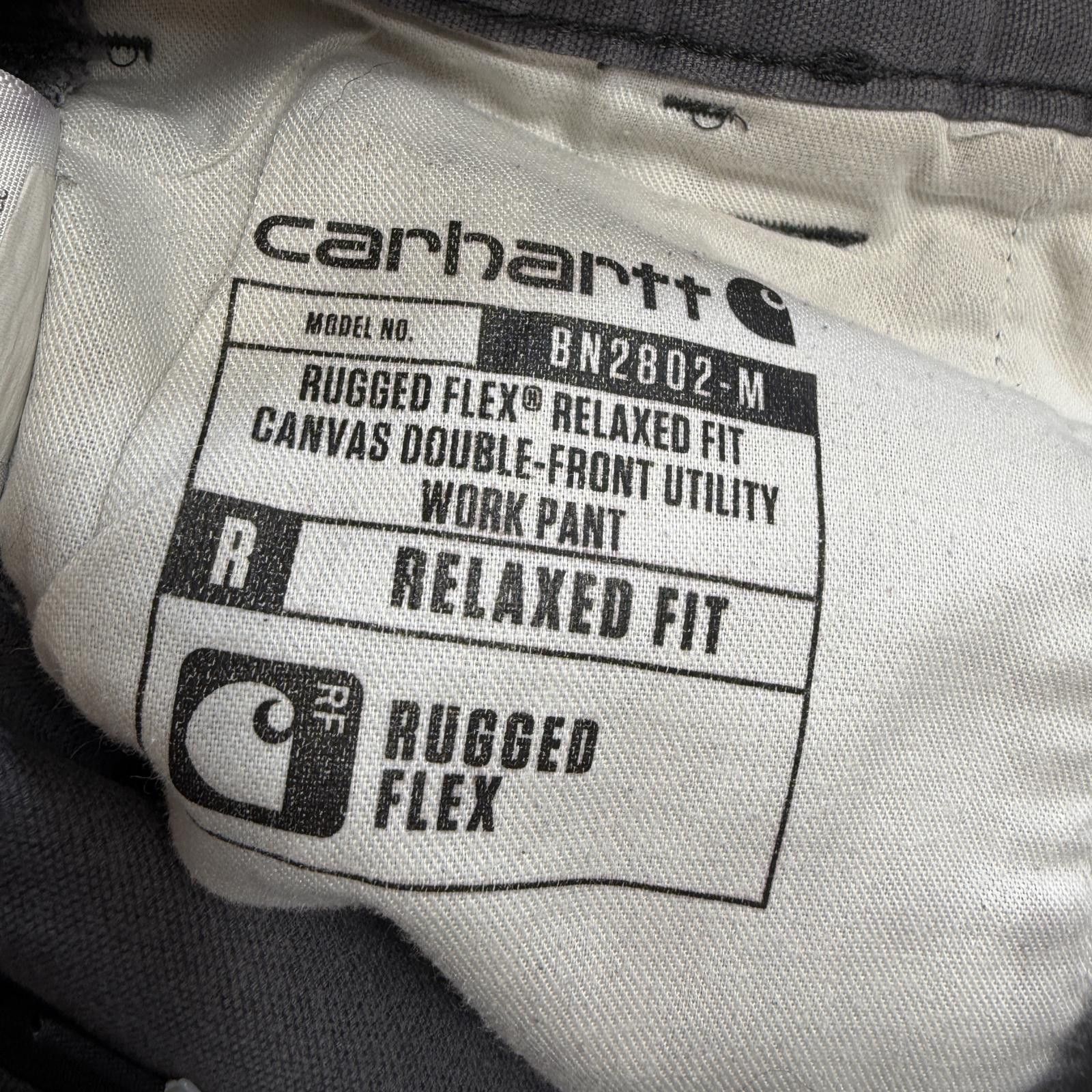 Carhartt Carhartt Double Front Work Pants 30x30 Gray Rugged Flex Size US 30 / EU 46 - 7 Thumbnail