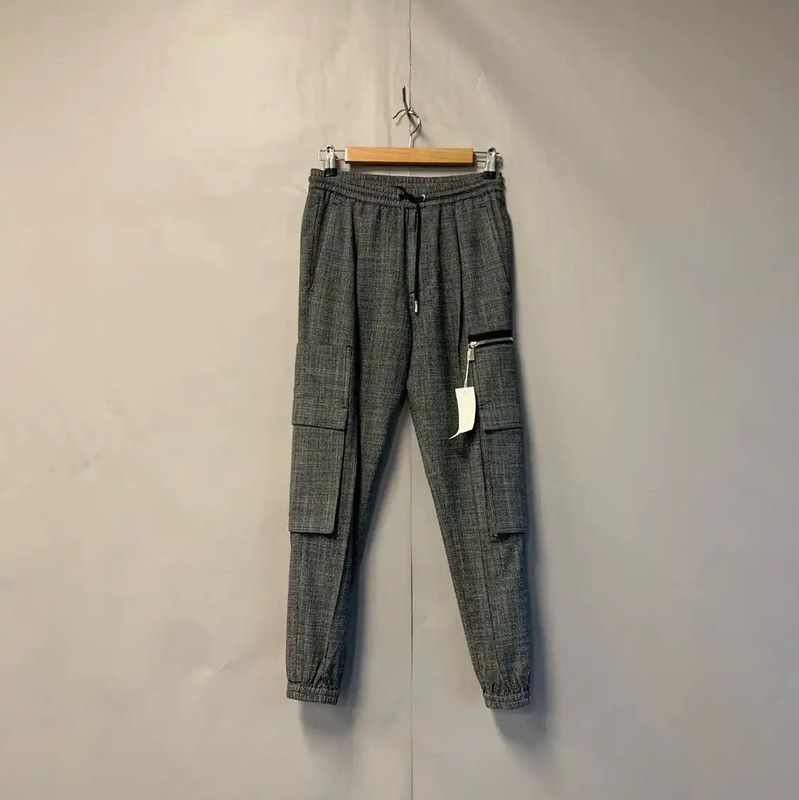 Dior Dior Black Cotton Casual Pants for Men 0089 Size US 27 - 1 Thumbnail