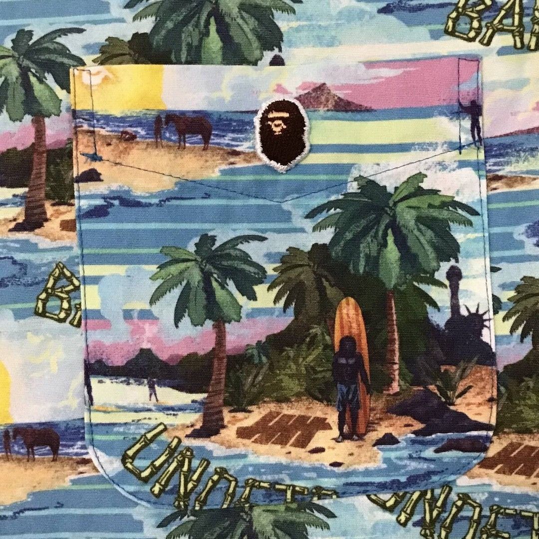 Bape × Undefeated BAPE × Undefeated Short Sleeve Shirt a bathing ape Size US M / EU 48-50 / 2 - 2 Thumbnail