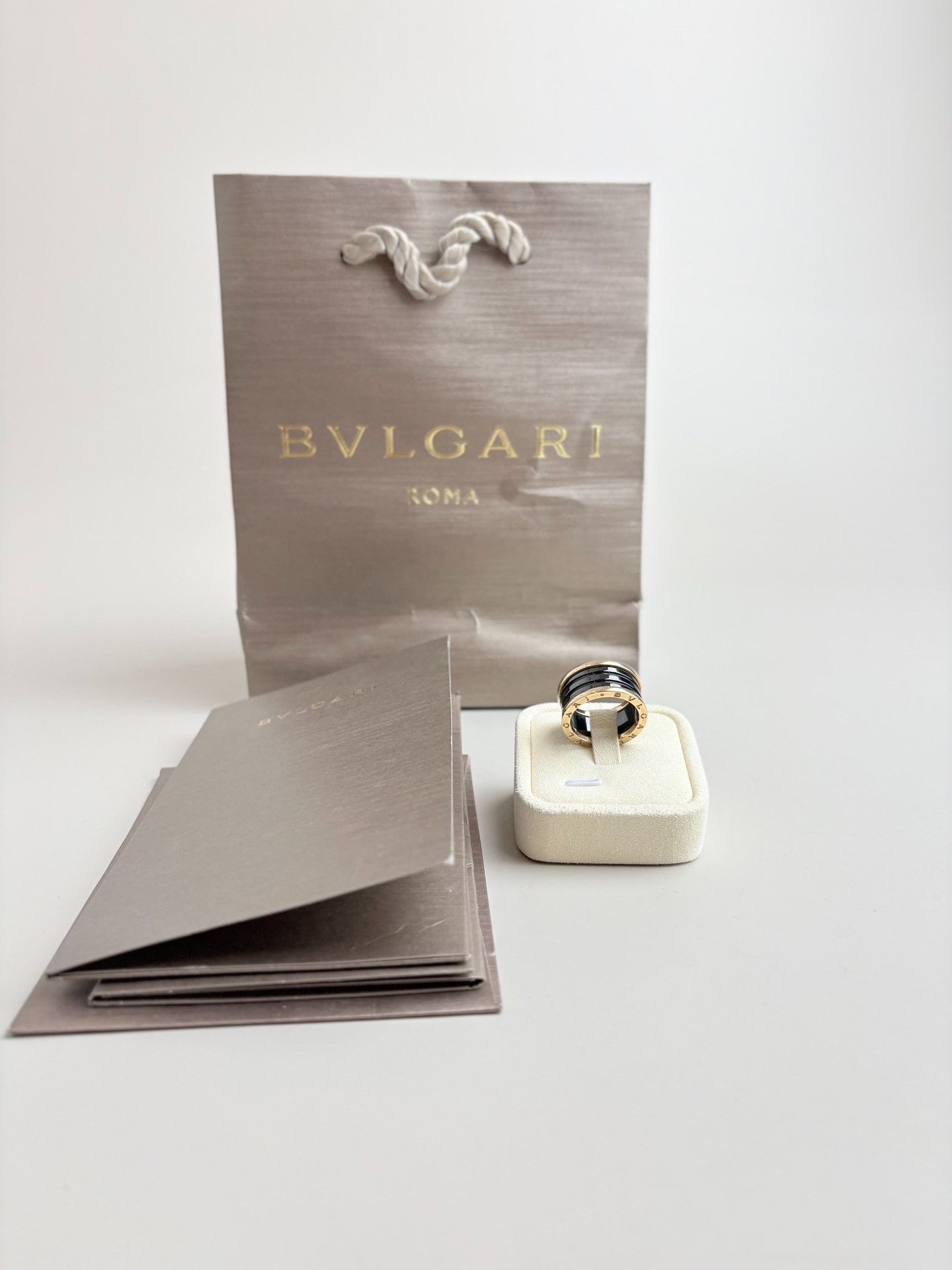 Bvlgari BVLGARI Black Ceramic Ring Size ONE SIZE - 1 Thumbnail