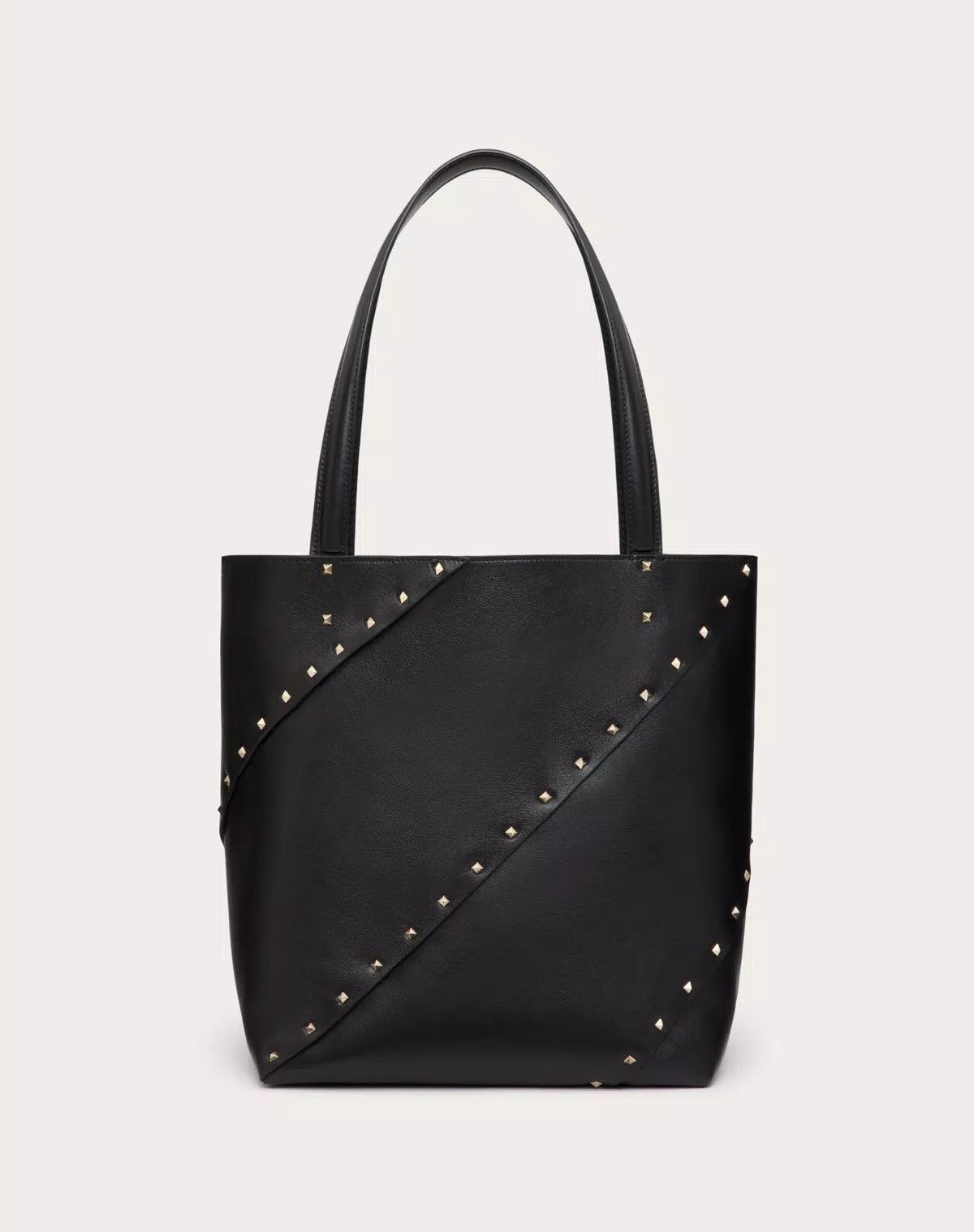 Valentino oc11z0725 Size:OS/ Wispy Shopping Bag In Calfskin in Black Size ONE SIZE - 1 Thumbnail