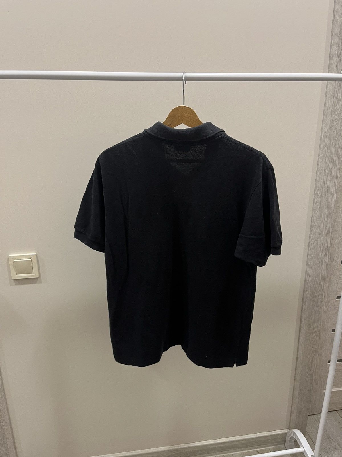 Lacoste Vintage Lacoste Polo Black L Y2K Streetwear Size US L / EU 52-54 / 3 - 3 Thumbnail
