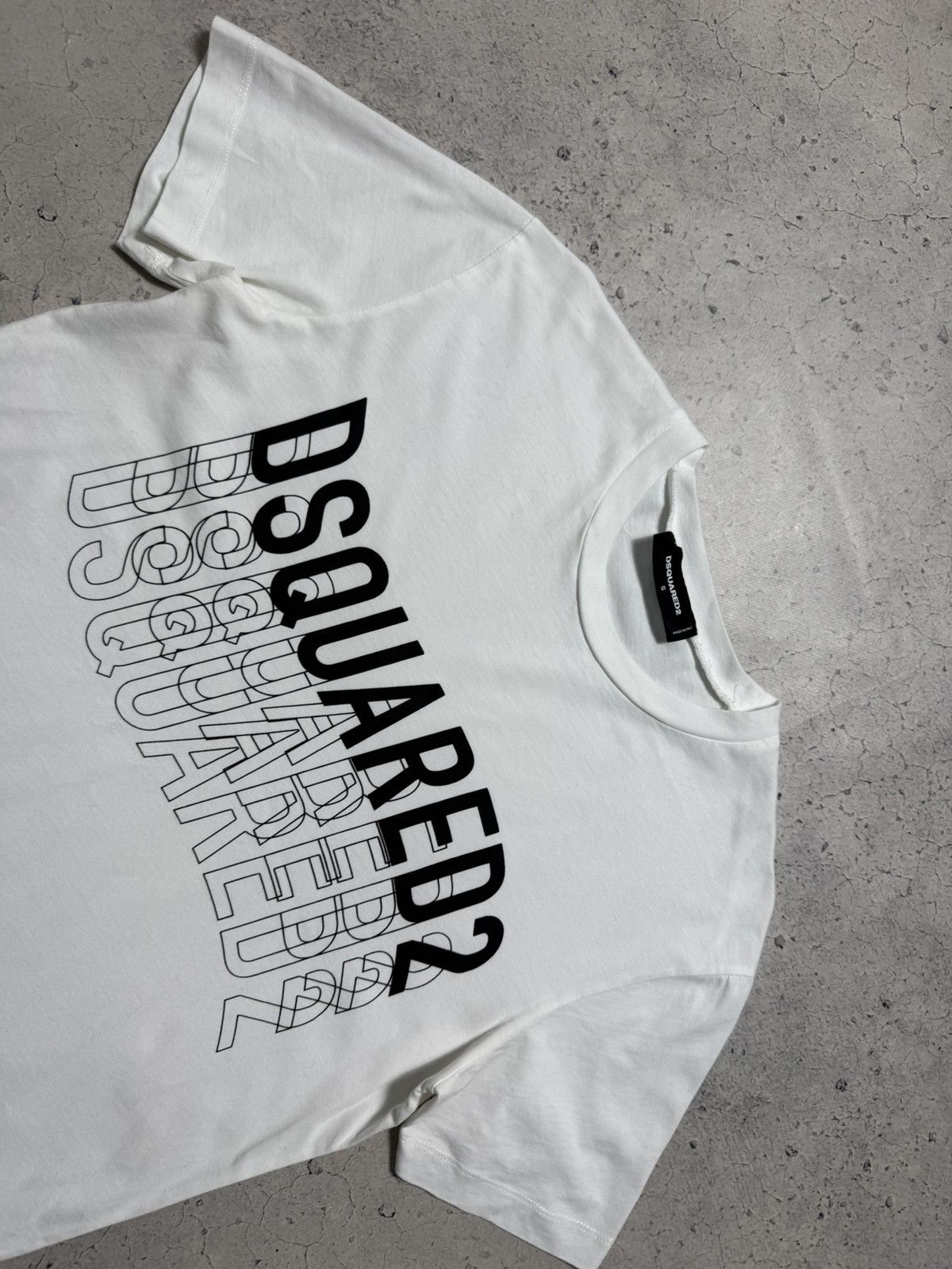 Dsquared2 Dsquared 2 White Big Logo T-Shirt Size S Size US S / EU 44-46 / 1 - 5 Thumbnail
