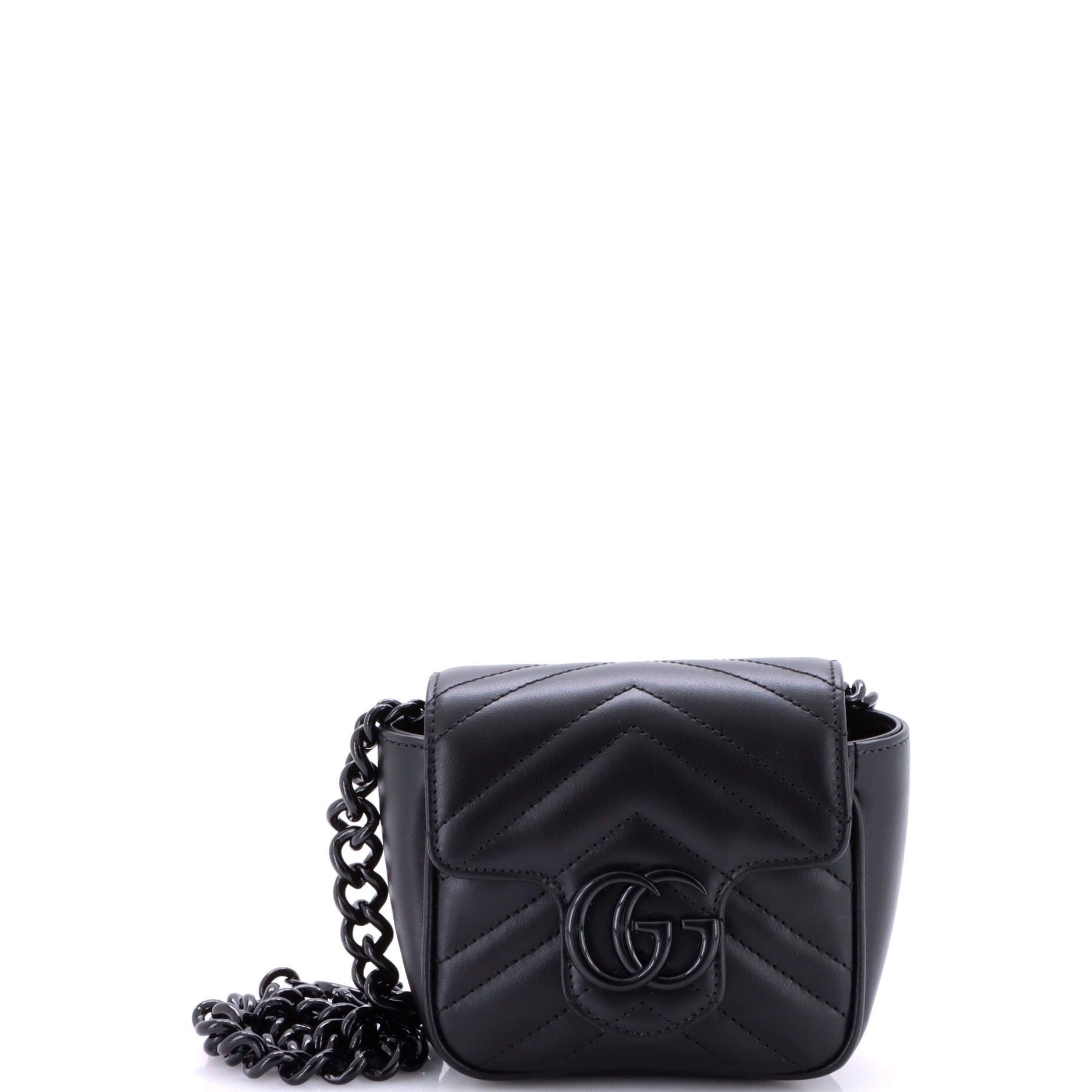 Gucci GG Marmont Flap Belt Bag Size ONE SIZE - 1 Thumbnail