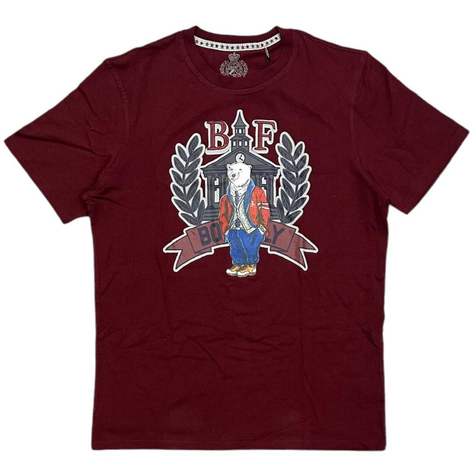 Born Fly Born Fly Men's T-Shirt Embroidered Puff Print Academic Tee Size US M / EU 48-50 / 2 - 1 Thumbnail