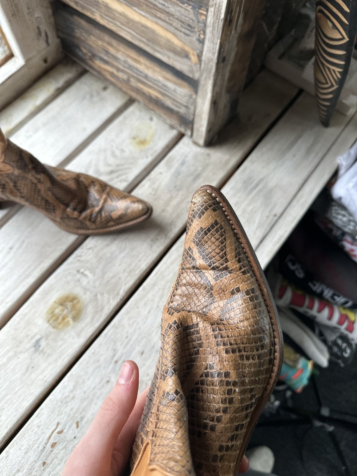 RoccoP ARHIVE 🚨 ROCCO P. AVANT GARDE as98 WOMEN BOOTS COWBOY Size US 6 / IT 36 - 7 Thumbnail
