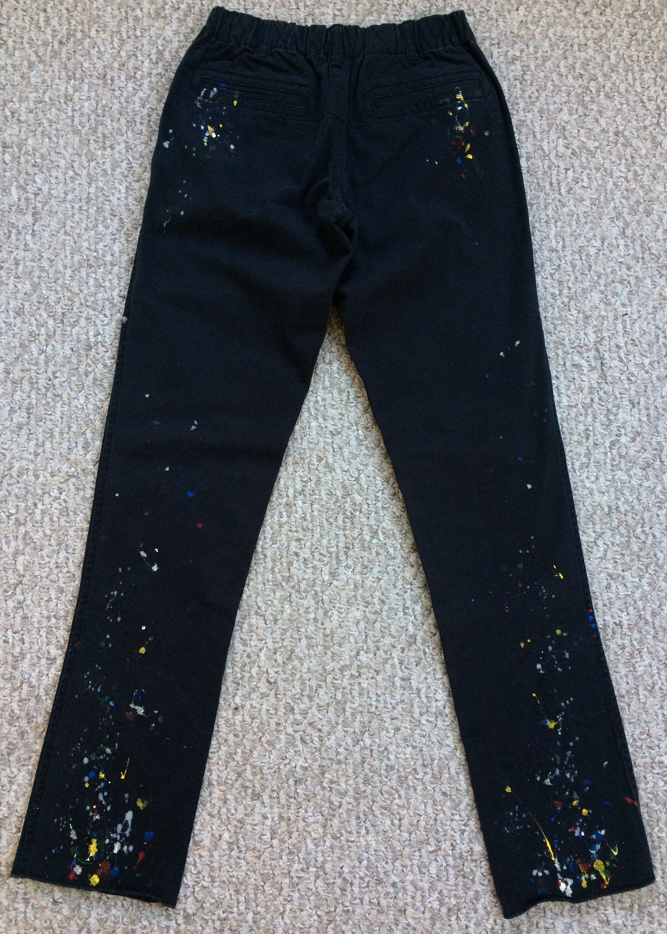 Number (N)ine FW08 Number (N)ine Painted Pants Size US 30 / EU 46 - 4 Thumbnail