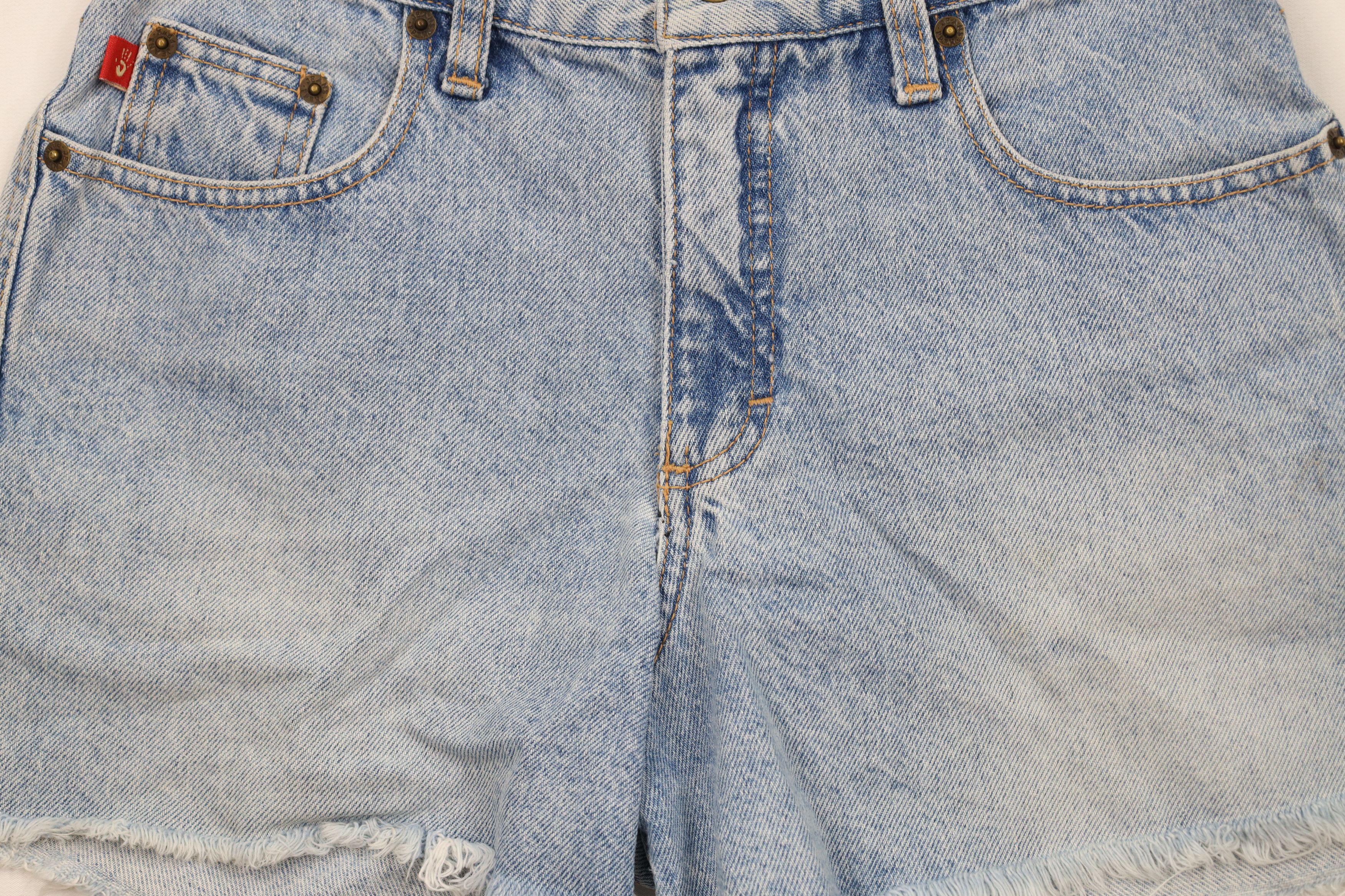 Vintage Vintage 90s Y2K MUDD Cut Off Denim Jean Shorts Jorts Size 28" / US 6 / IT 42 - 3 Thumbnail