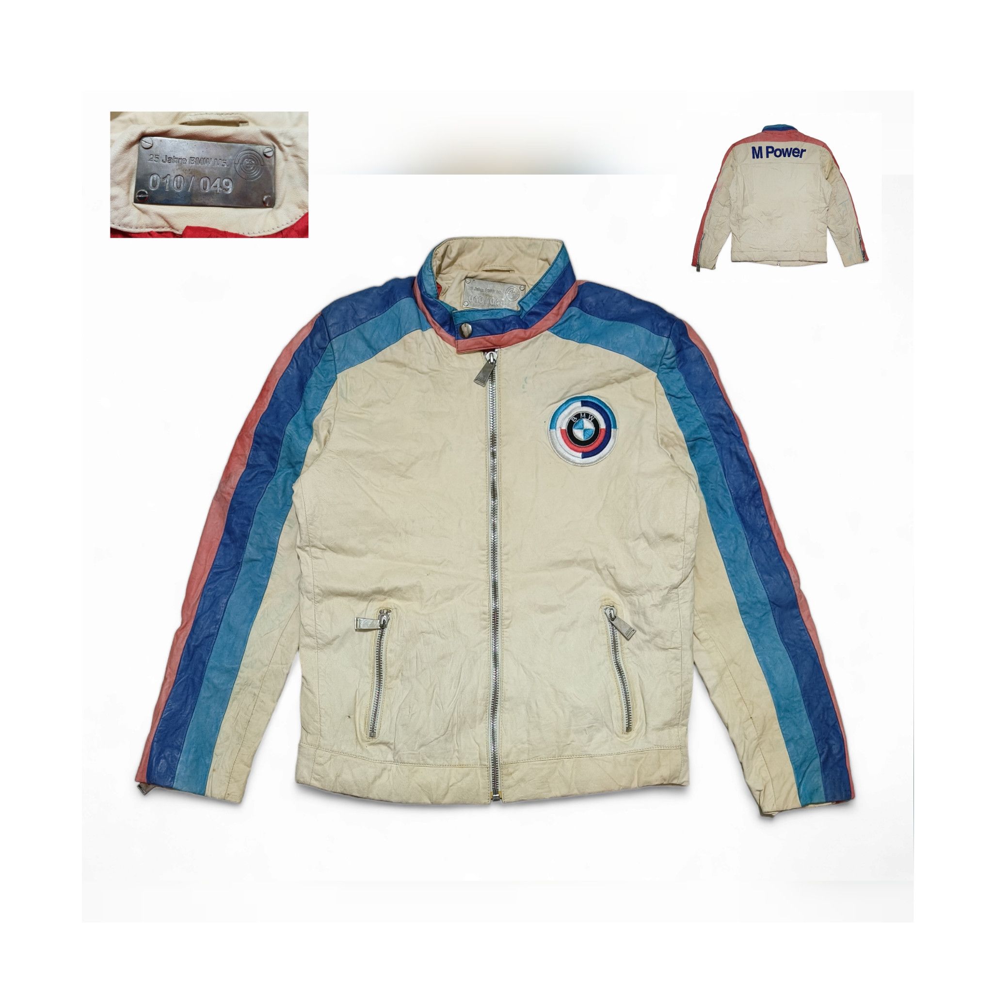 BMW 25 Jahre BMW M5 Leather Jacket Limited Edition 10 Of 49 Made Size US M / EU 48-50 / 2 - 1 Thumbnail