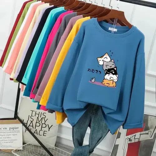 Japanese Brand Tshirts Long Sleeve Women Tee Top Size L / US 10 / IT 46 - 7 Thumbnail