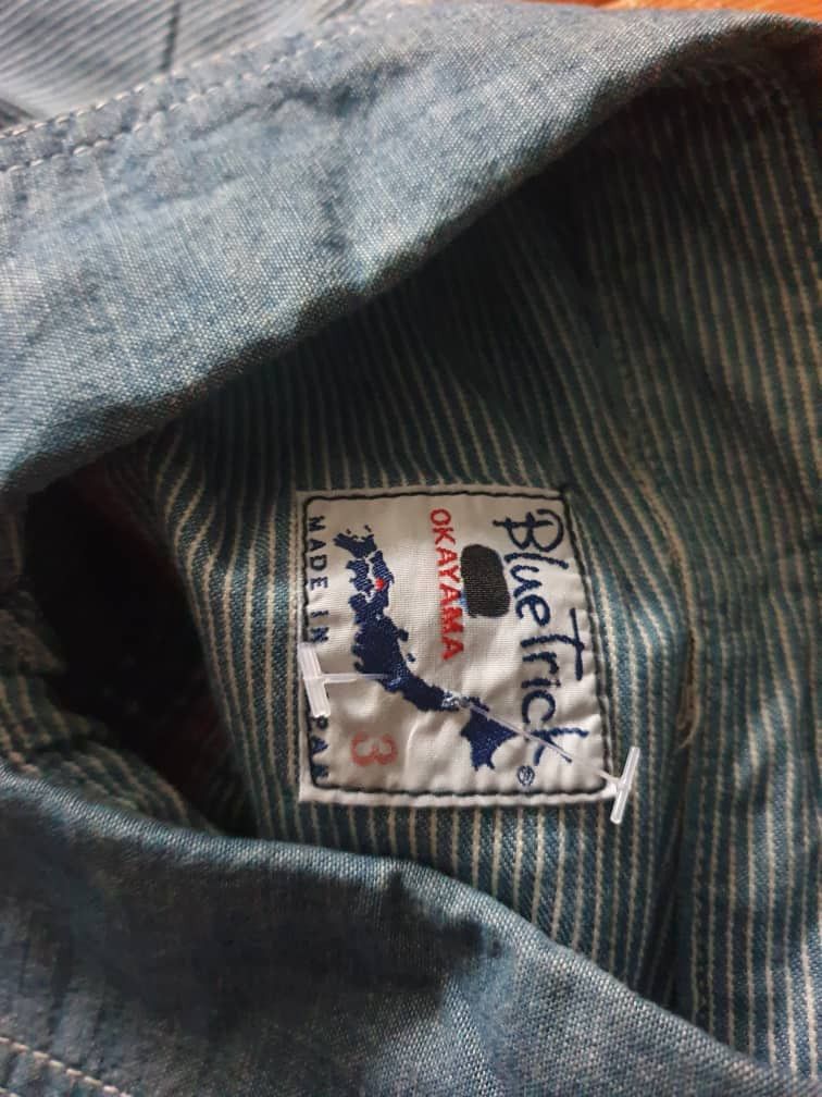 Japanese Brand 💥Blue trick okayama Japanese Chambray Shirt Size US M / EU 48-50 / 2 - 2 Thumbnail