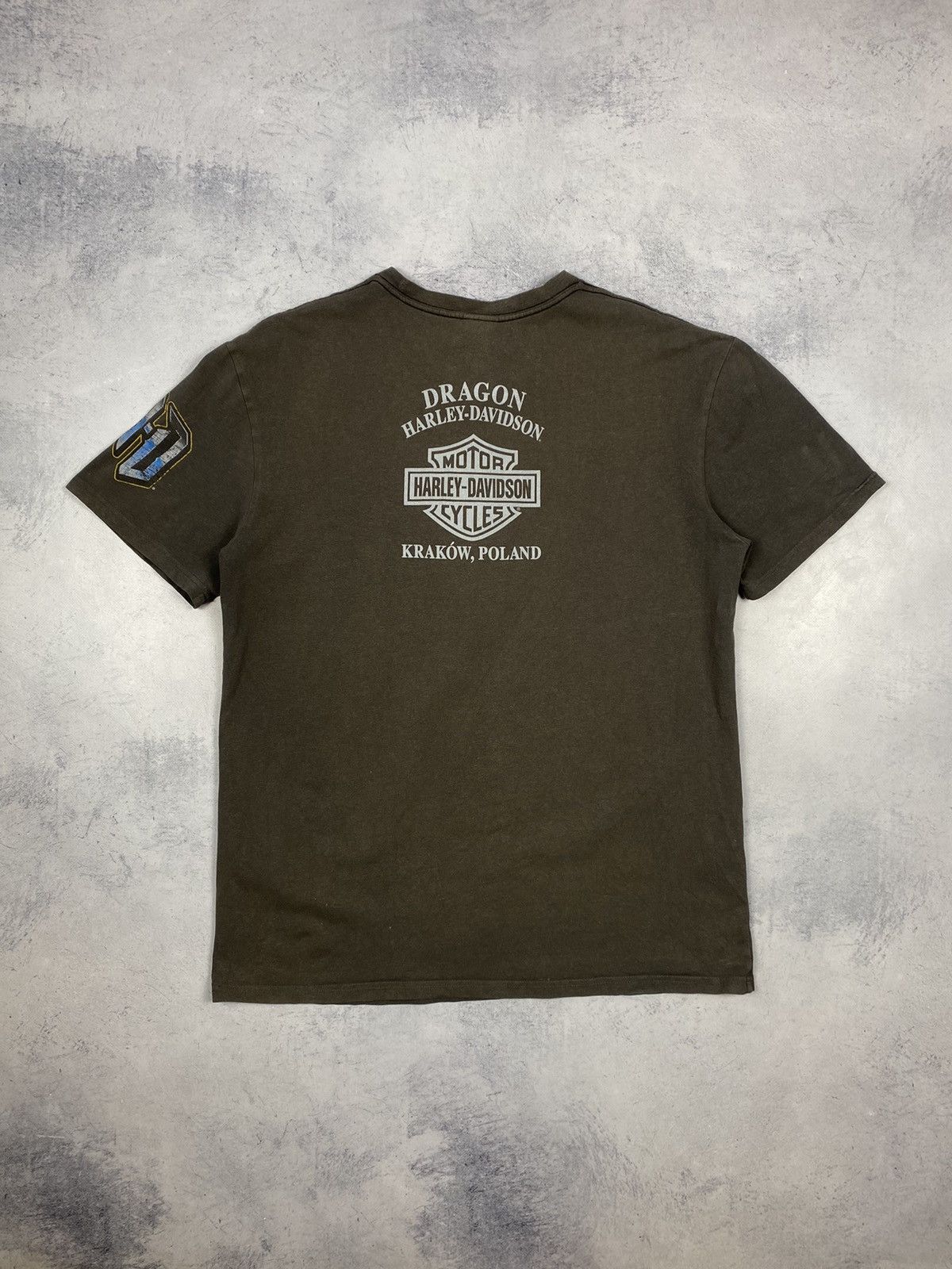 Harley Davidson Harley Davidson Dragon Krakow Poland Motorcycle T Shirt Size US L / EU 52-54 / 3 - 13 Thumbnail