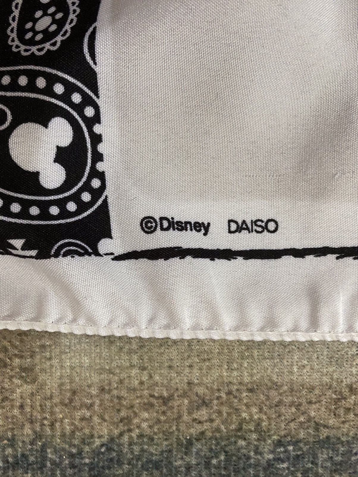 Disney × Mickey Mouse Disney Mickey Mouse Big Logo Scarf/Handkerchief /Neckerchief Size ONE SIZE - 6 Thumbnail