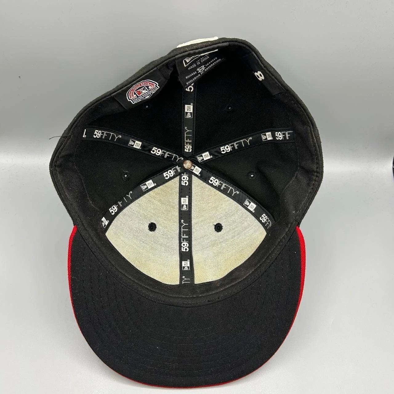New Era Birmingham Barons Hat Men 8 Black Embroidered MiLB Fitted Size ONE SIZE - 2 Thumbnail