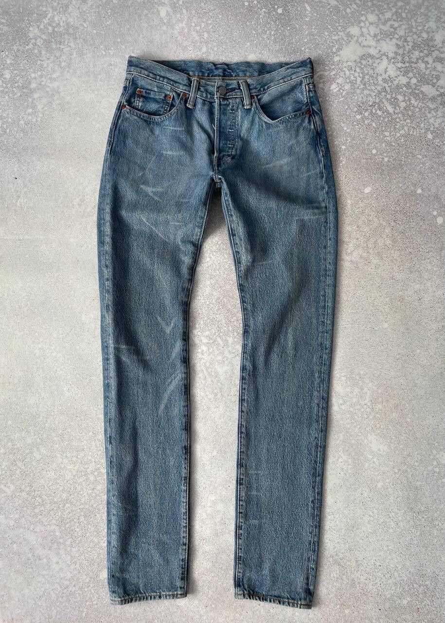 Levi's × Levi's Vintage Clothing × Vintage Vintage Levi’s 501 Washed Blue Denim Jeans Pants Y2K Rare Size US 32 / EU 48 - 5 Thumbnail