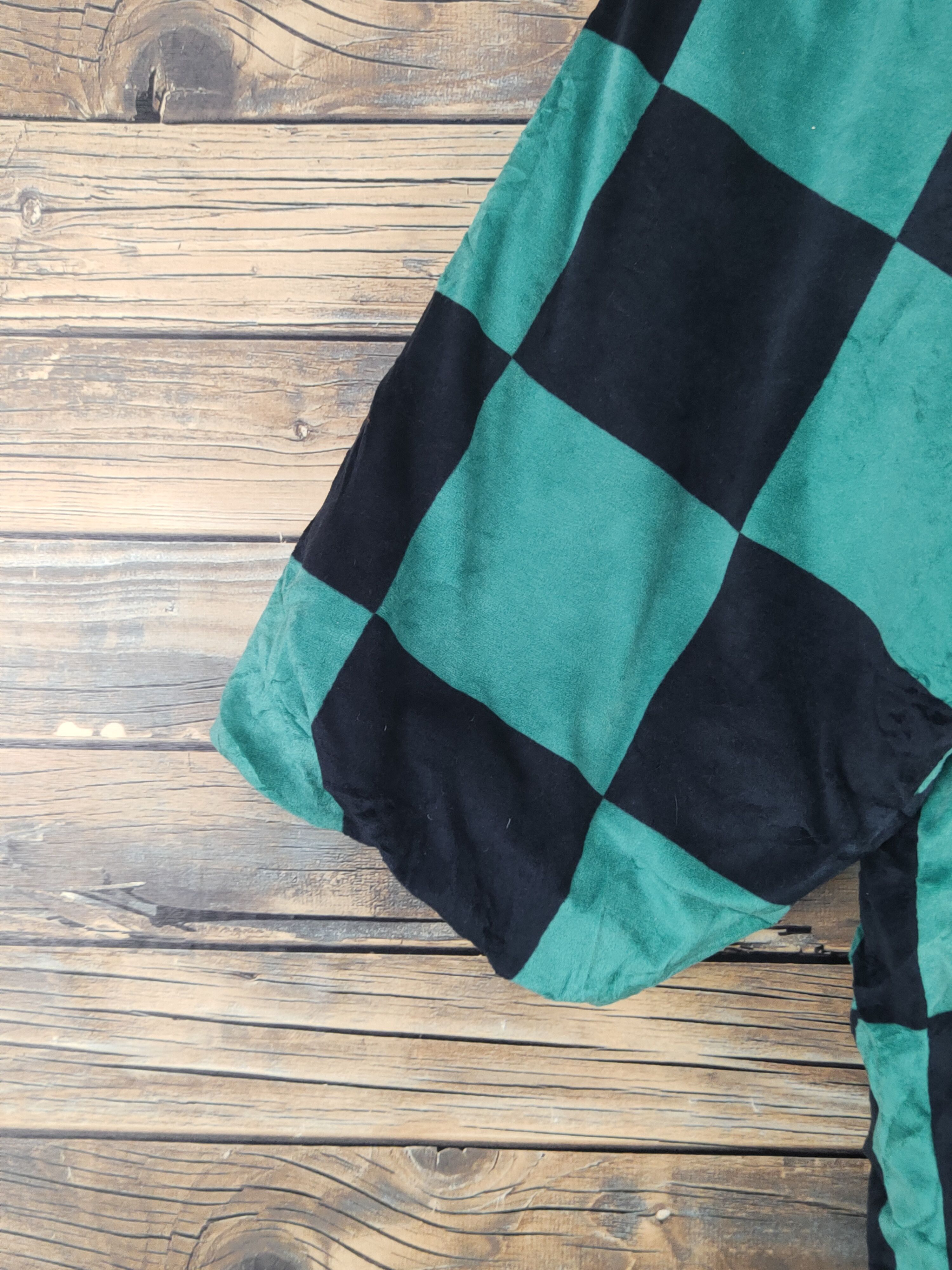 Japanese Brand × Vintage Japanese Brand Green Black Kimono Cardigan Size US M / EU 48-50 / 2 - 4 Thumbnail