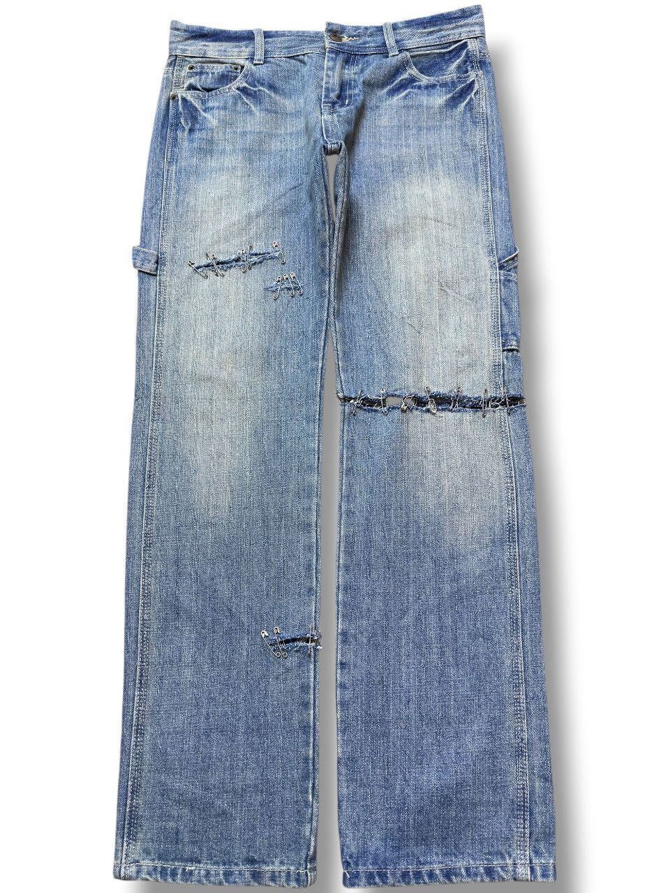 Beauty Beast Vintage Levia Carpenter Mudwash Deattachable Leg Denim Size US 32 / EU 48 - 4 Thumbnail