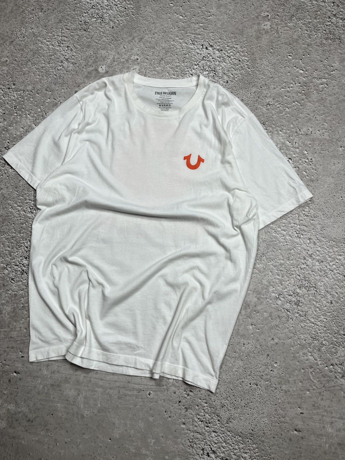 True Religion True Religion White T Shirt Big Buddha Graphic Logo XL Size US XL / EU 56 / 4 - 7 Thumbnail