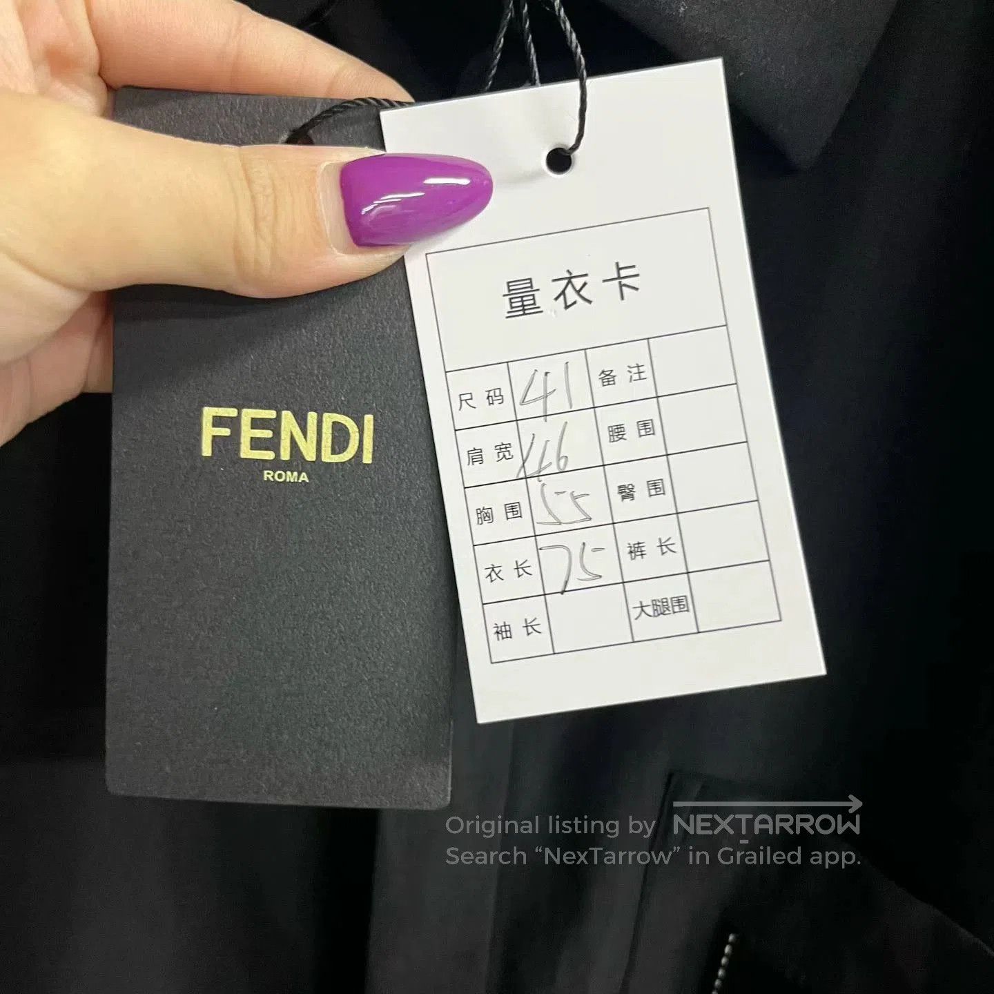 Fendi fendi black embroidered long sleeve shirt. Size US M / EU 48-50 / 2 - 4 Thumbnail