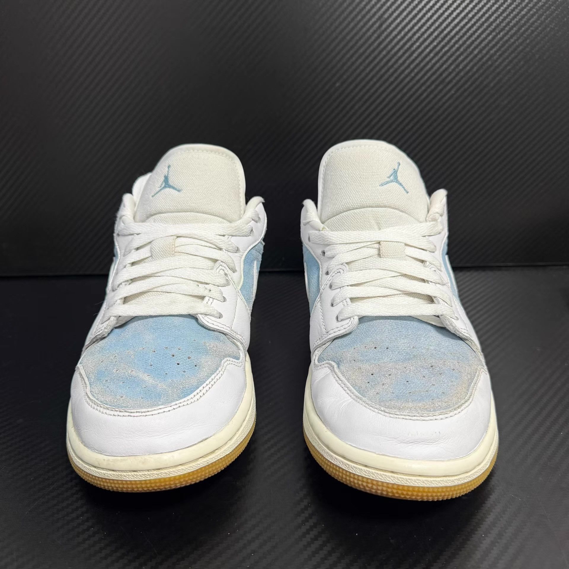 Nike Nike Air Jordan 1 Low Denim Blue & White Colorway Q10 Size US 7.5 / EU 40-41 - 4 Thumbnail