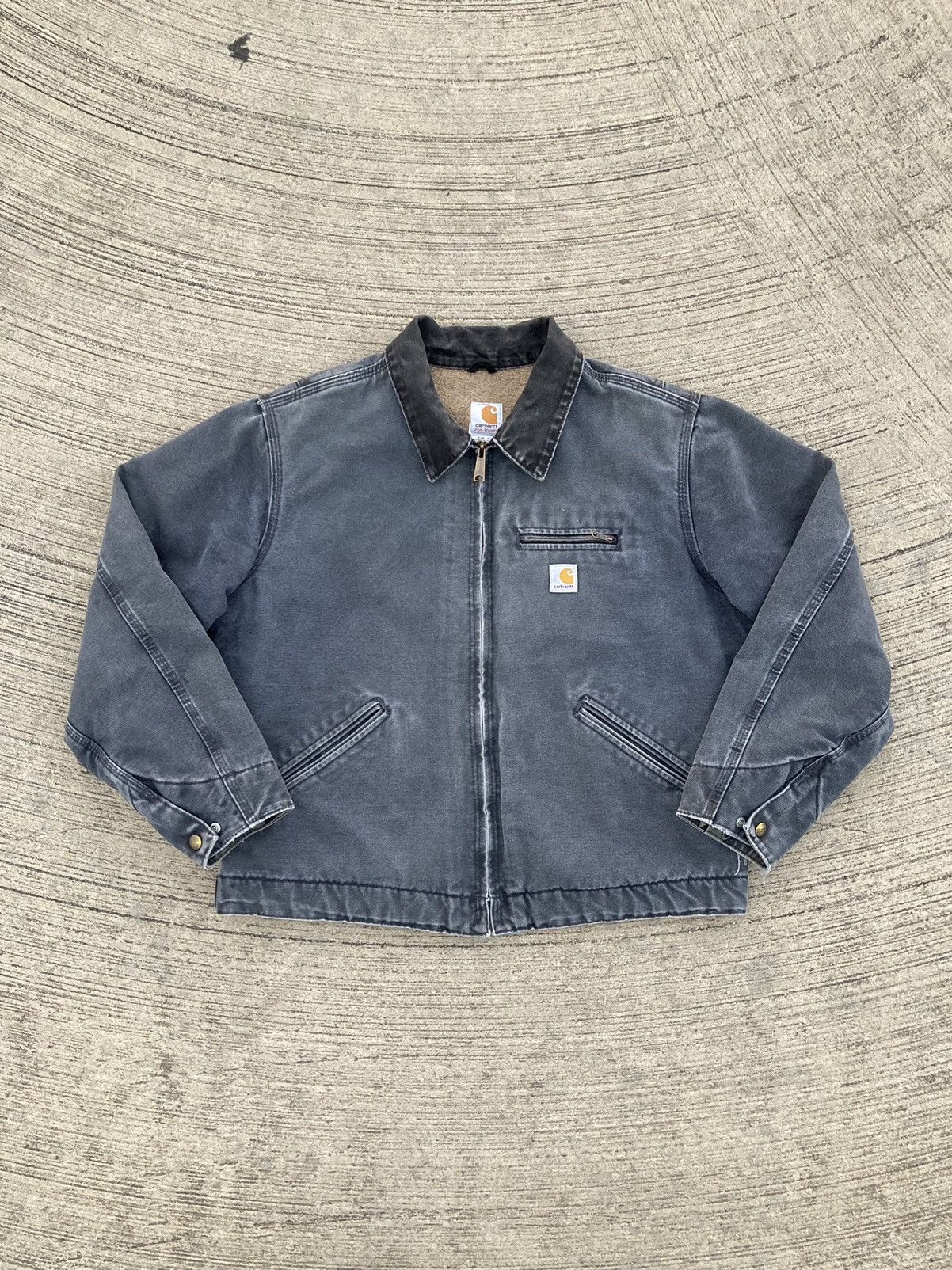 Petrol Carhartt Detroit Jacket Grey Carhartt Jacket J97 PTL