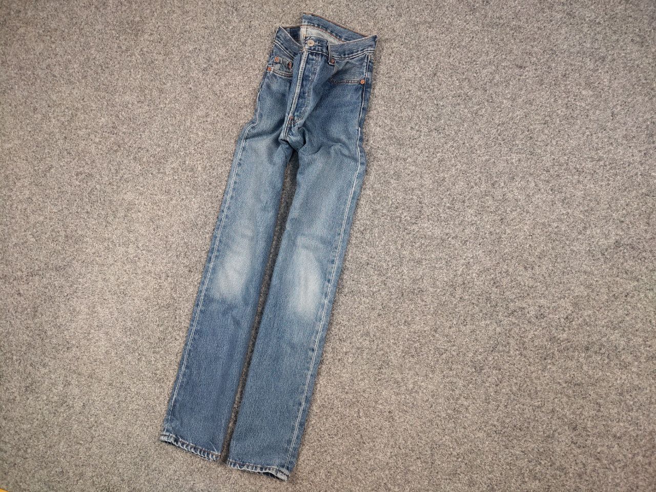 Levi's Vintage 90's levis 501 Classic Faded Denim Jeans USA Style Size US 30 / EU 46 - 3 Thumbnail