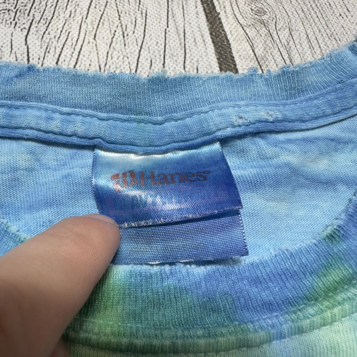 Hanes × Vintage Vintage tie dye tee Size US L / EU 52-54 / 3 - 5 Thumbnail