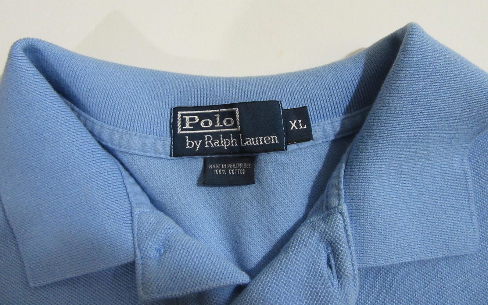 Polo Ralph Lauren Polo Ralph Lauren Men Shirt Light Blue with Yellow Pony XL Size US XL / EU 56 / 4 - 3 Thumbnail