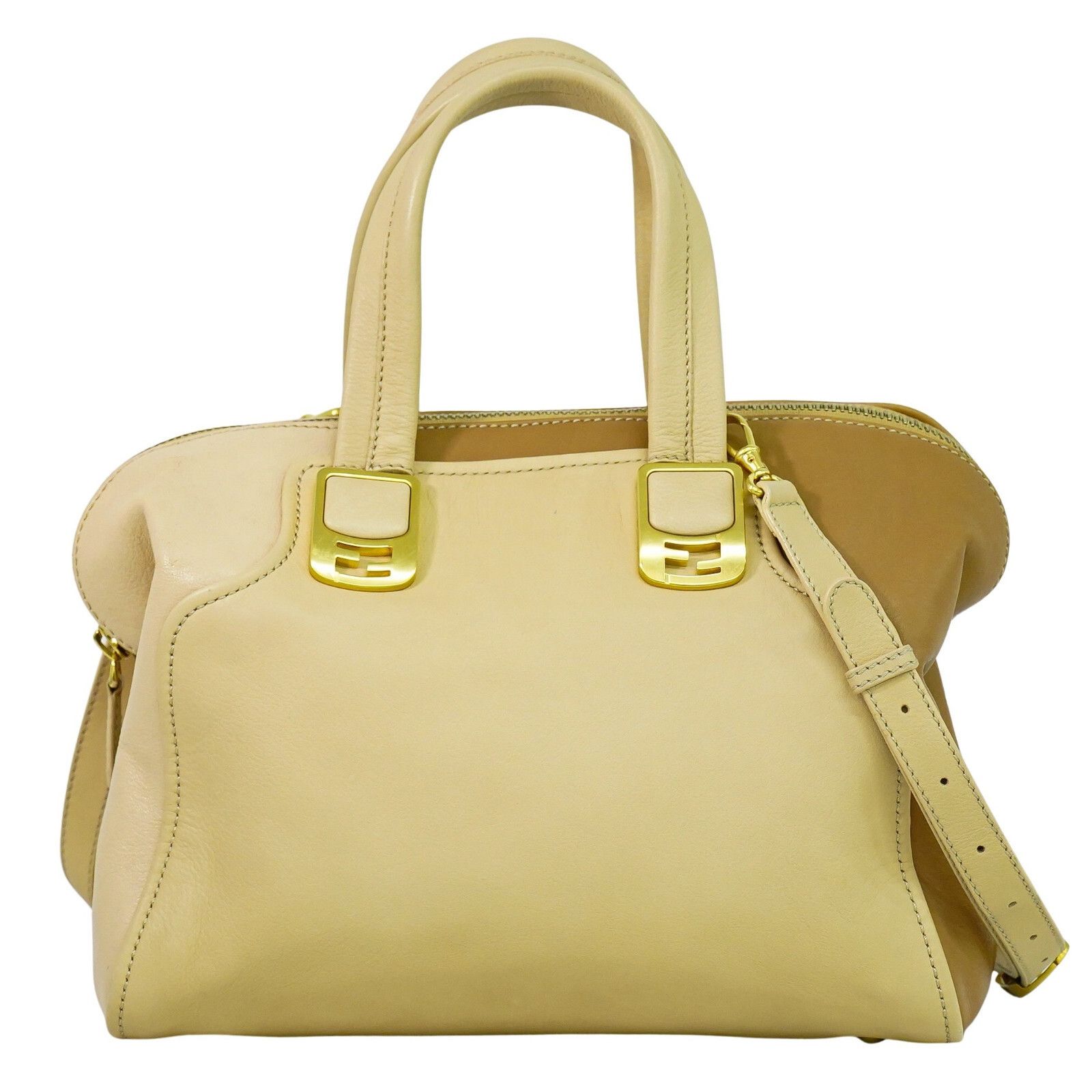 Fendi Fendi Chameleon Satchel Leather Size ONE SIZE - 1 Thumbnail