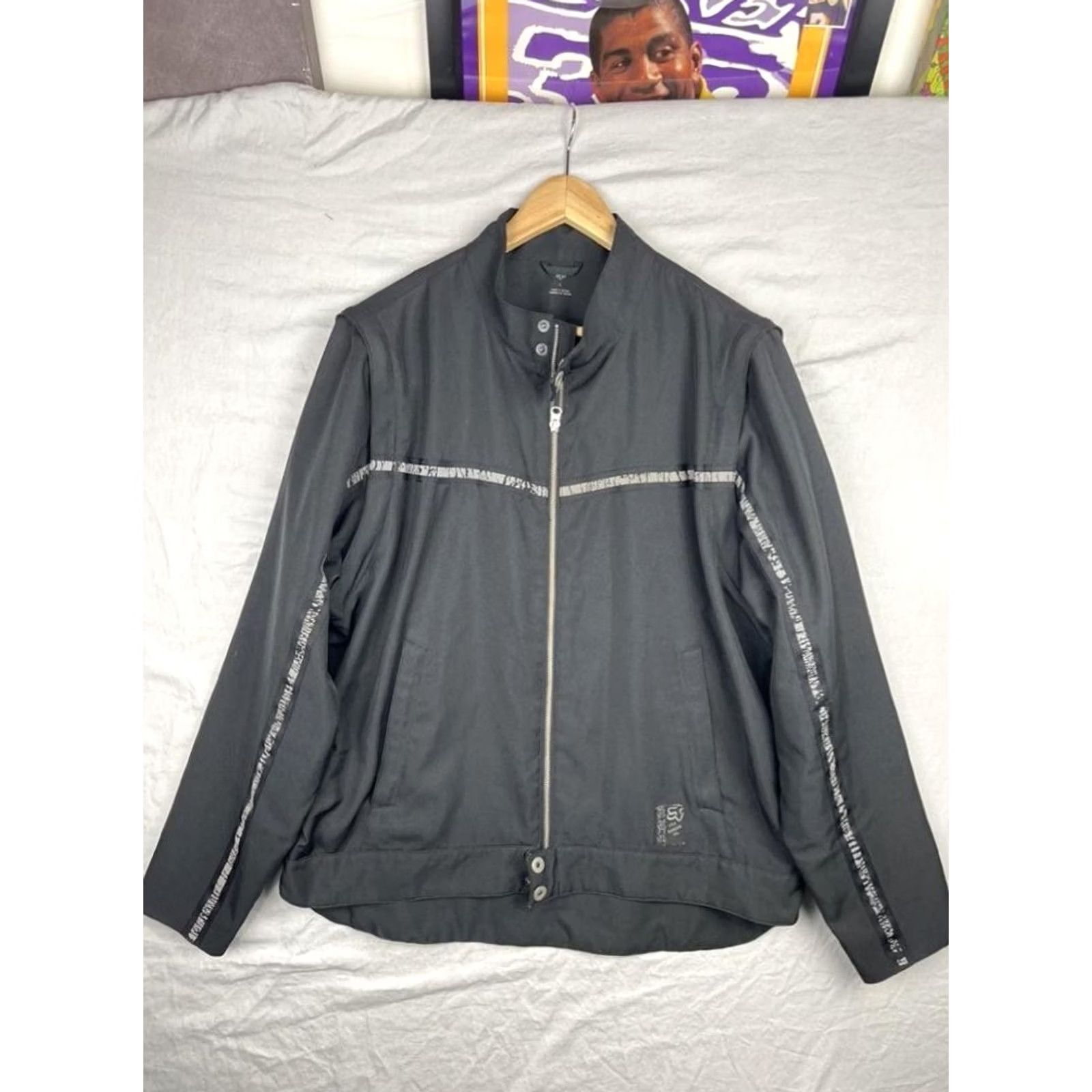 Fox Racing Fox Racing Jacket Mens Large Black Reflective Moto Riding Zip Convertible Vest Size US L / EU 52-54 / 3 - 2 Thumbnail