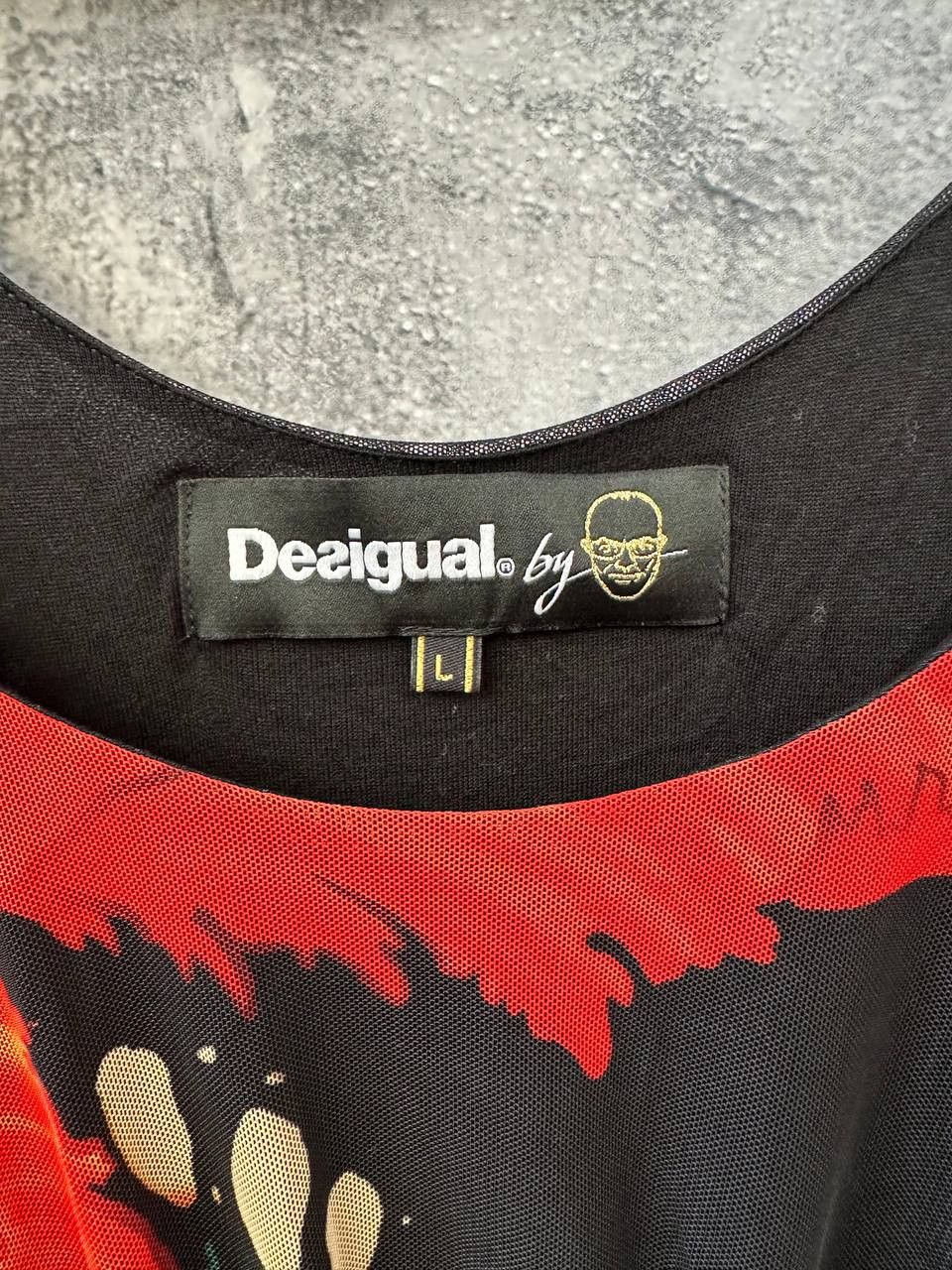 Desigual × Karl Lagerfeld Desigual By Karl Lagerfeld Florecilla Dress Floral Mesh Size L / US 10 / IT 46 - 10 Thumbnail
