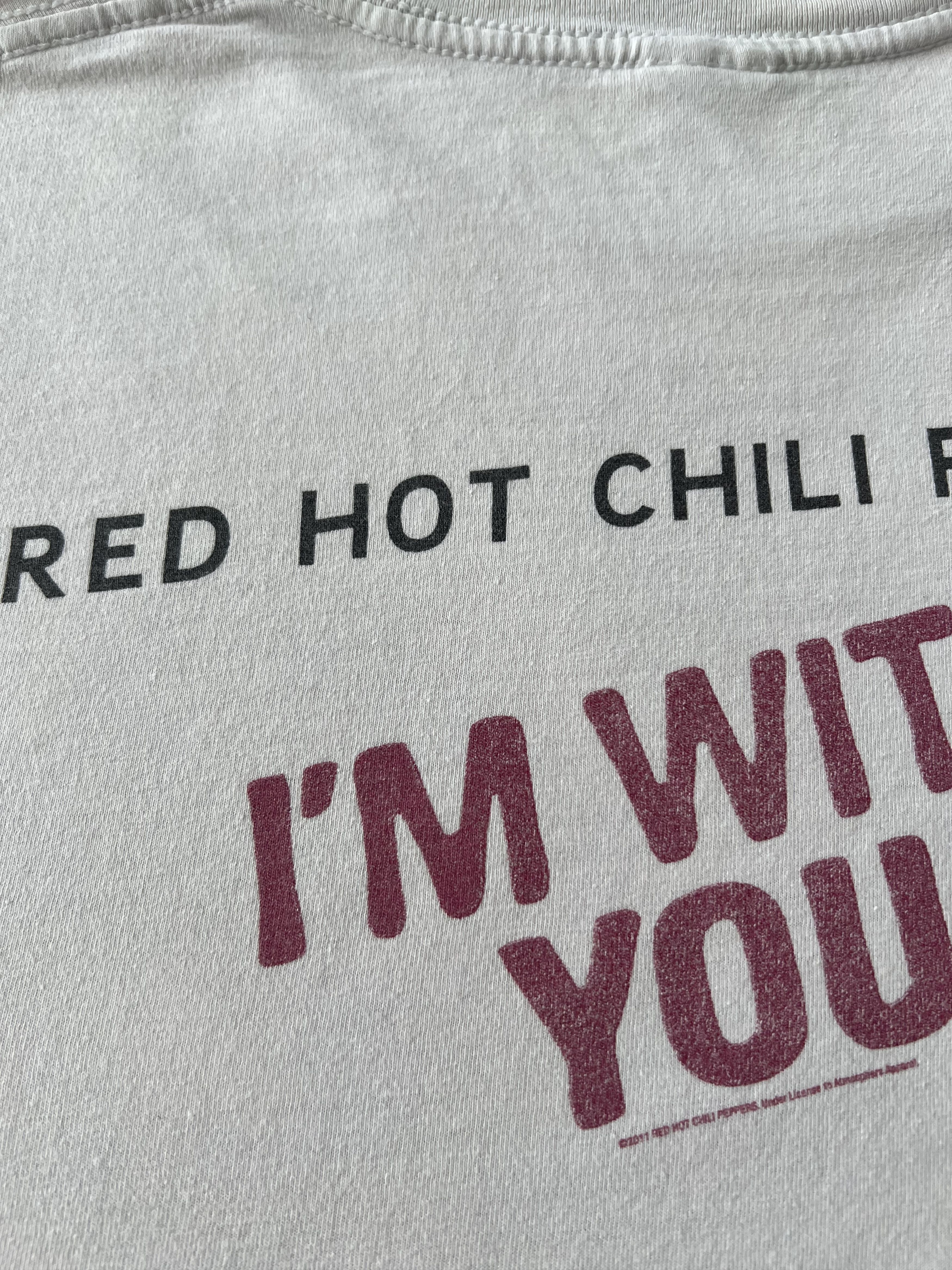 Band Tees Vintage 2011 Red Hot Chili Peppers I'm with You T-shirt Size US L / EU 52-54 / 3 - 18 Thumbnail