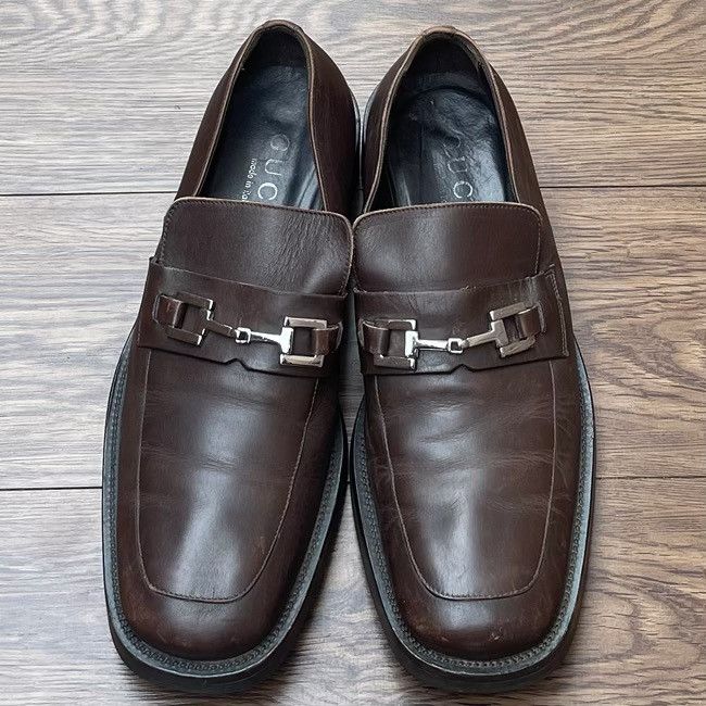 Gucci Vintage Brown Gucci Loafer EU40.5 US7.5 Size US 7.5 / EU 40-41 - 1 Thumbnail