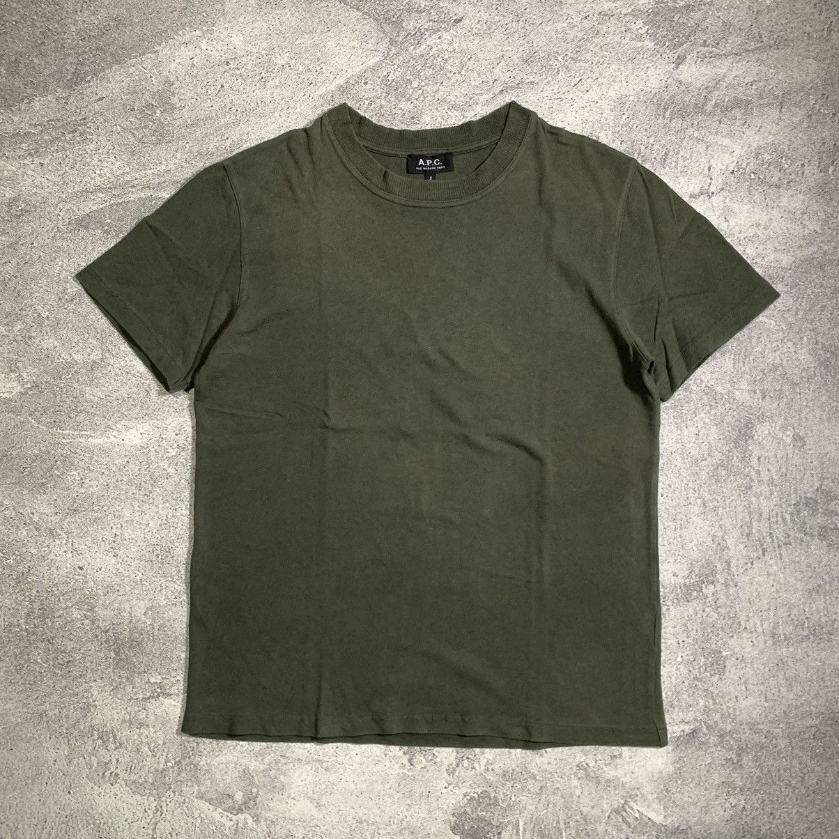 A.P.C. Vintage APC Tshirt Blank Made in Japan Size US S / EU 44-46 / 1 - 1 Thumbnail