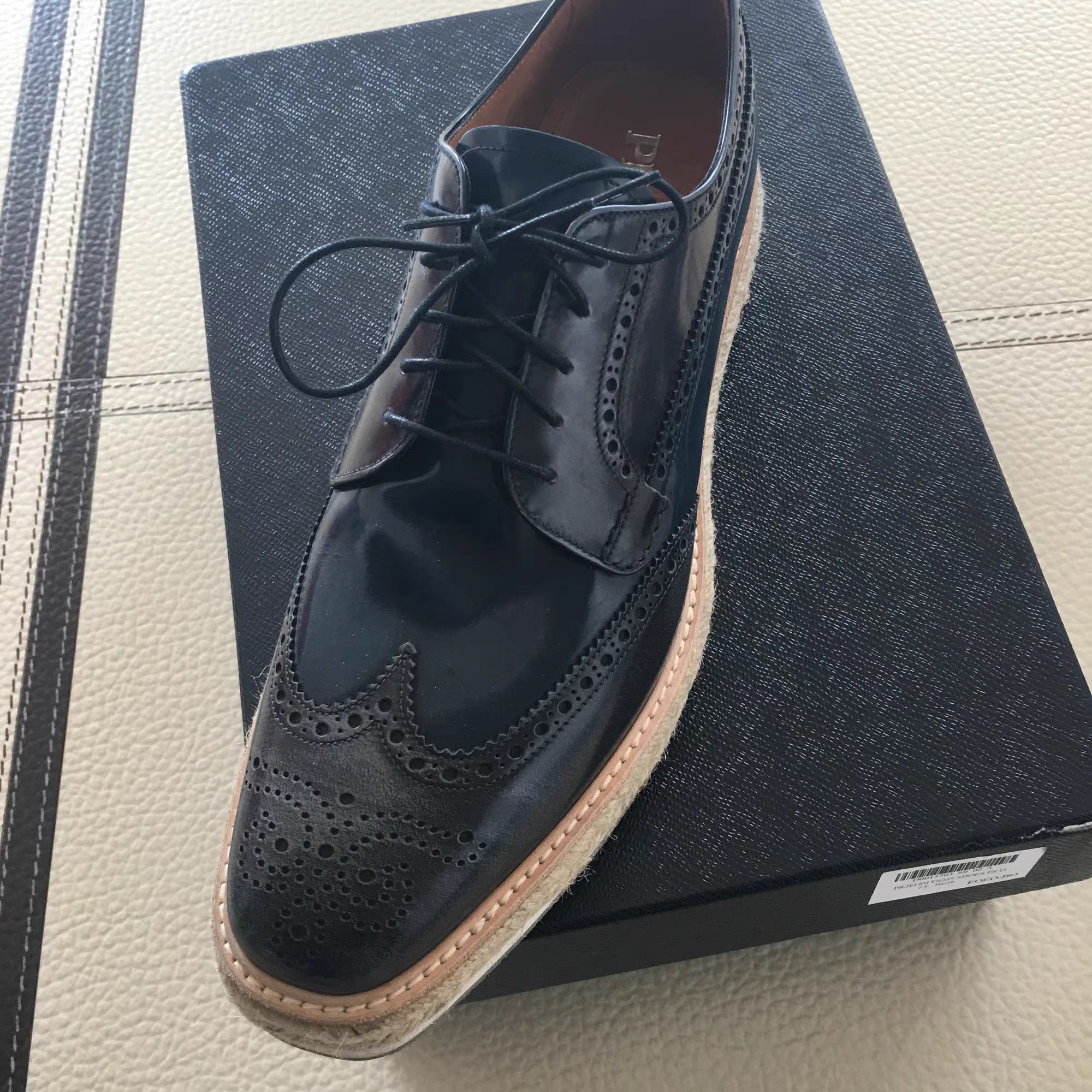 Prada PRADA Classic Vintage Men's Shoes K17 Size US 10 / EU 43 - 3 Thumbnail