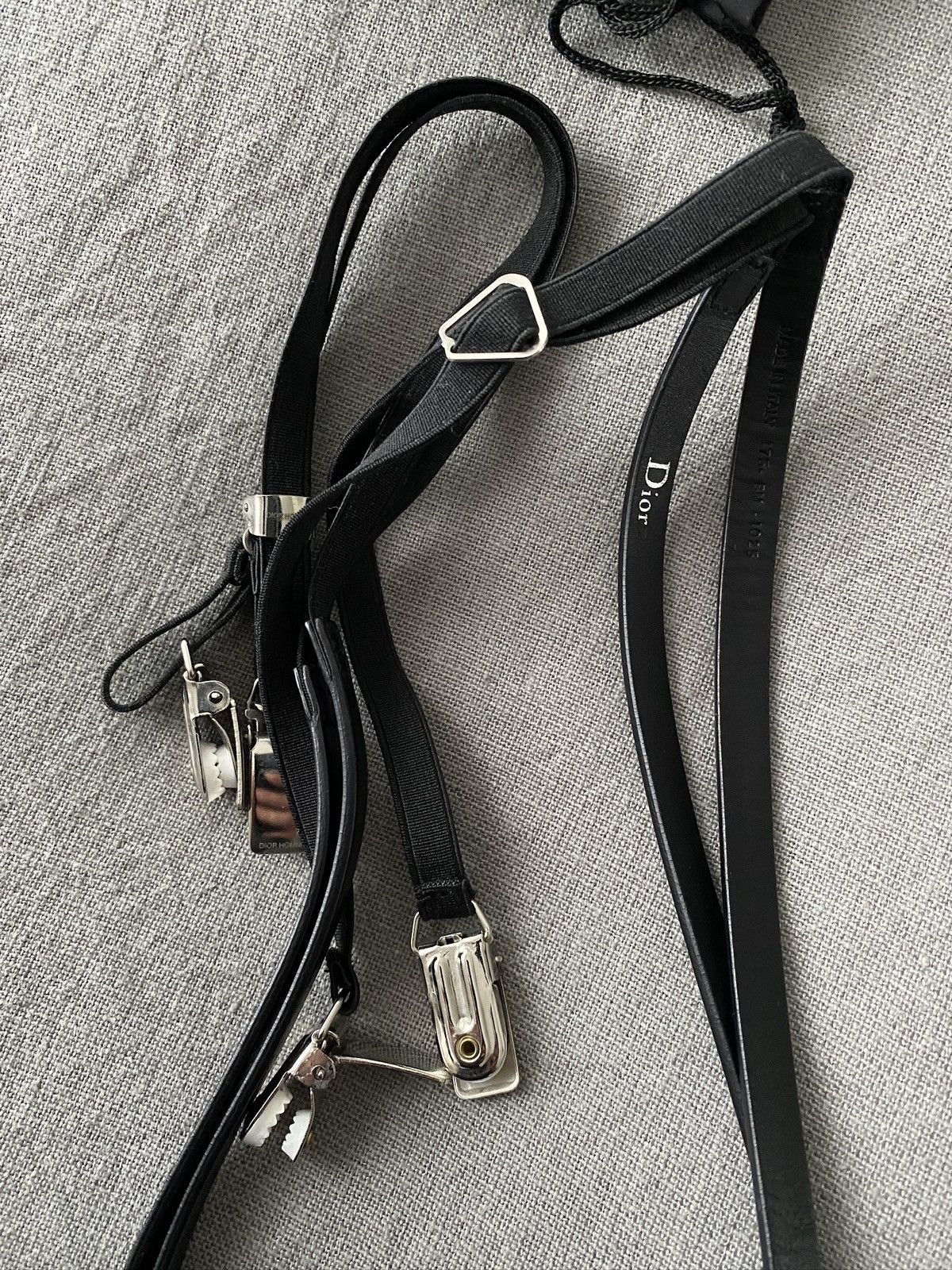 Dior Dior Homme Hedi Slimane Suspenders/Braces Archive 2006 Size ONE SIZE - 4 Thumbnail