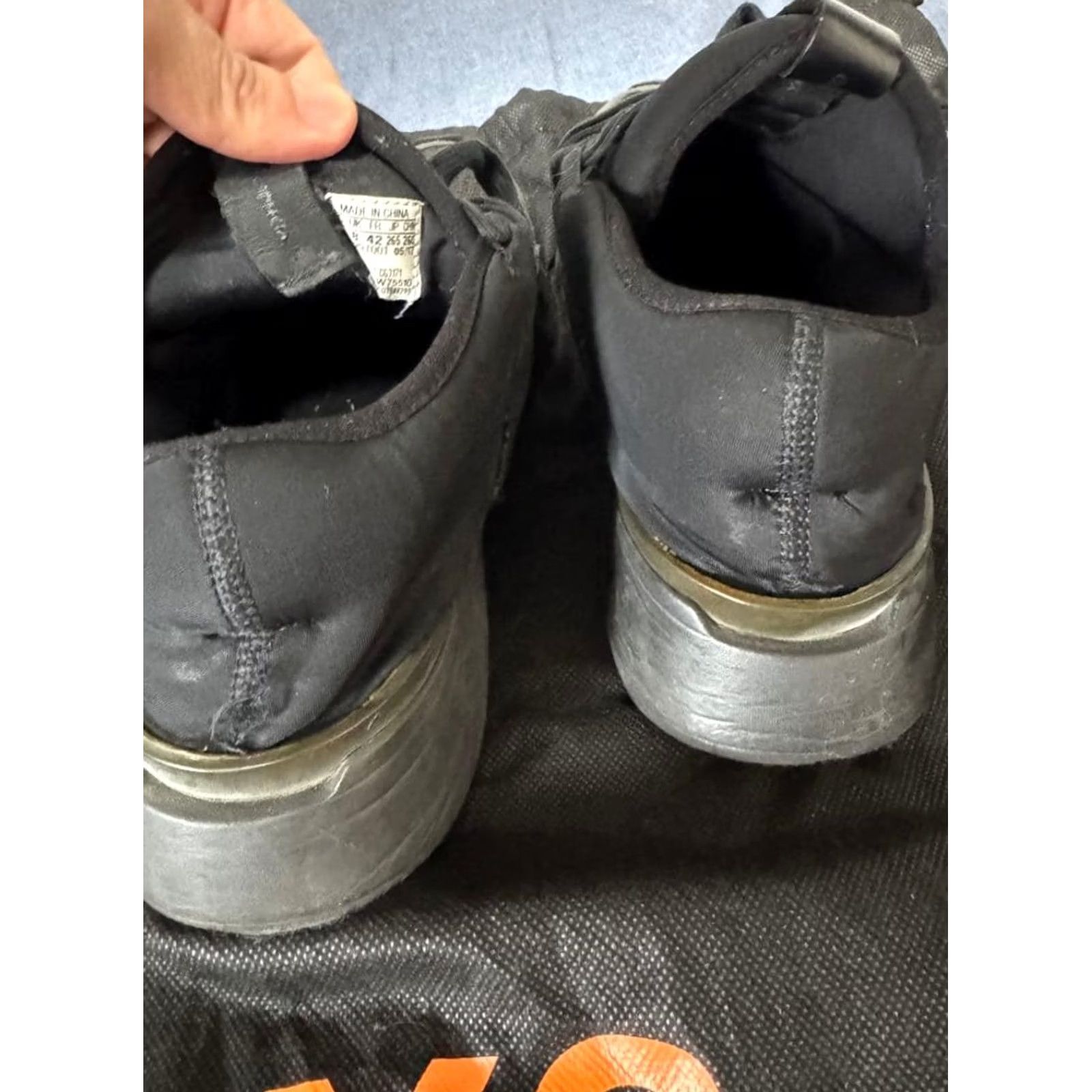 Y-3 Y-3 Sneakers Black Men 8.0US JPN Collabo 2 Pair Set/Storage Bag Included Sneaker Size ONE SIZE - 6 Thumbnail
