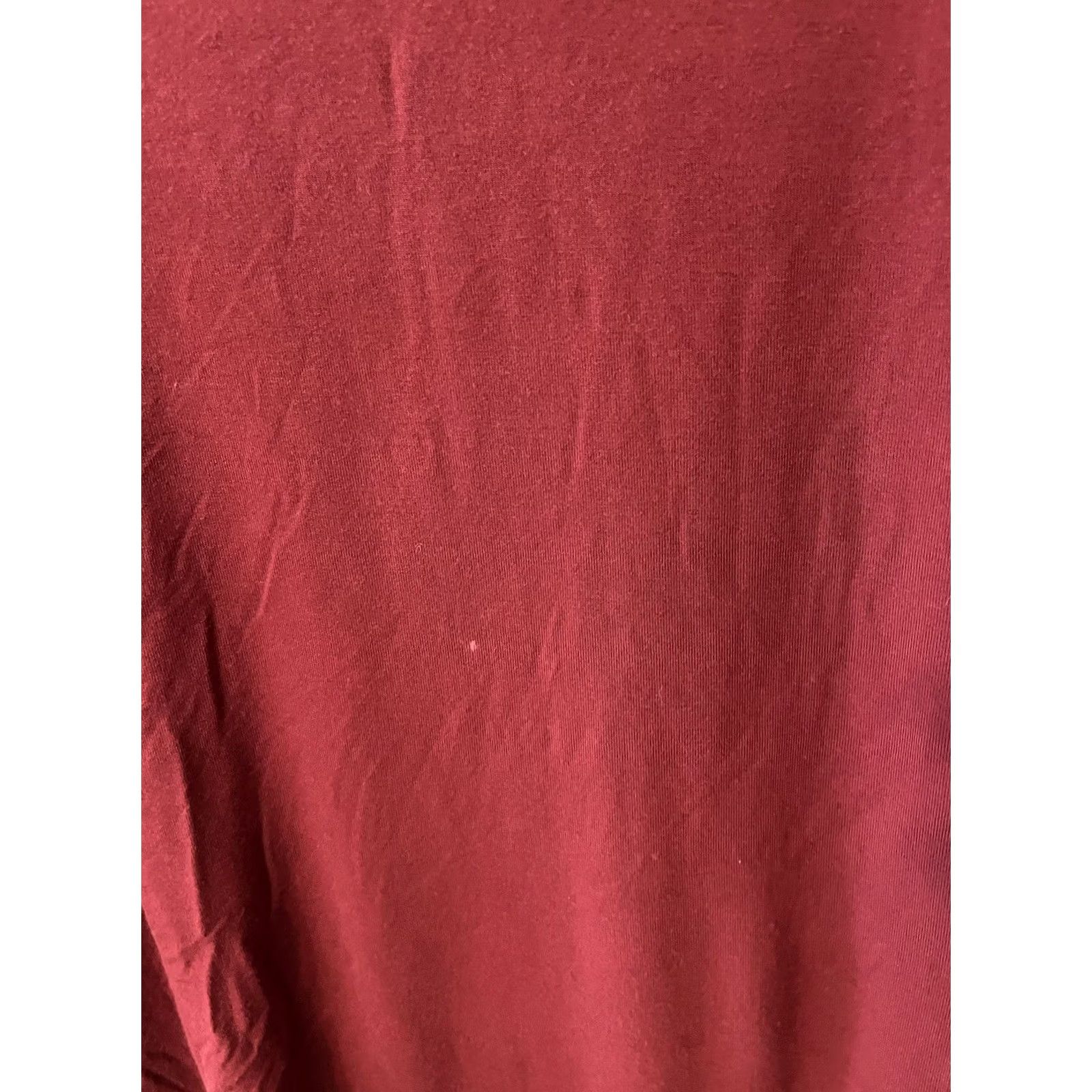 Vintage Tahari Crew Neck T-Shirt Women Maroon Medium Short Sleeve Cotton Modal SpandexBasic Vintage? No - Regular Size M Adult Womens Shirt Size M / US 6-8 / IT 42-44 - 4 Thumbnail