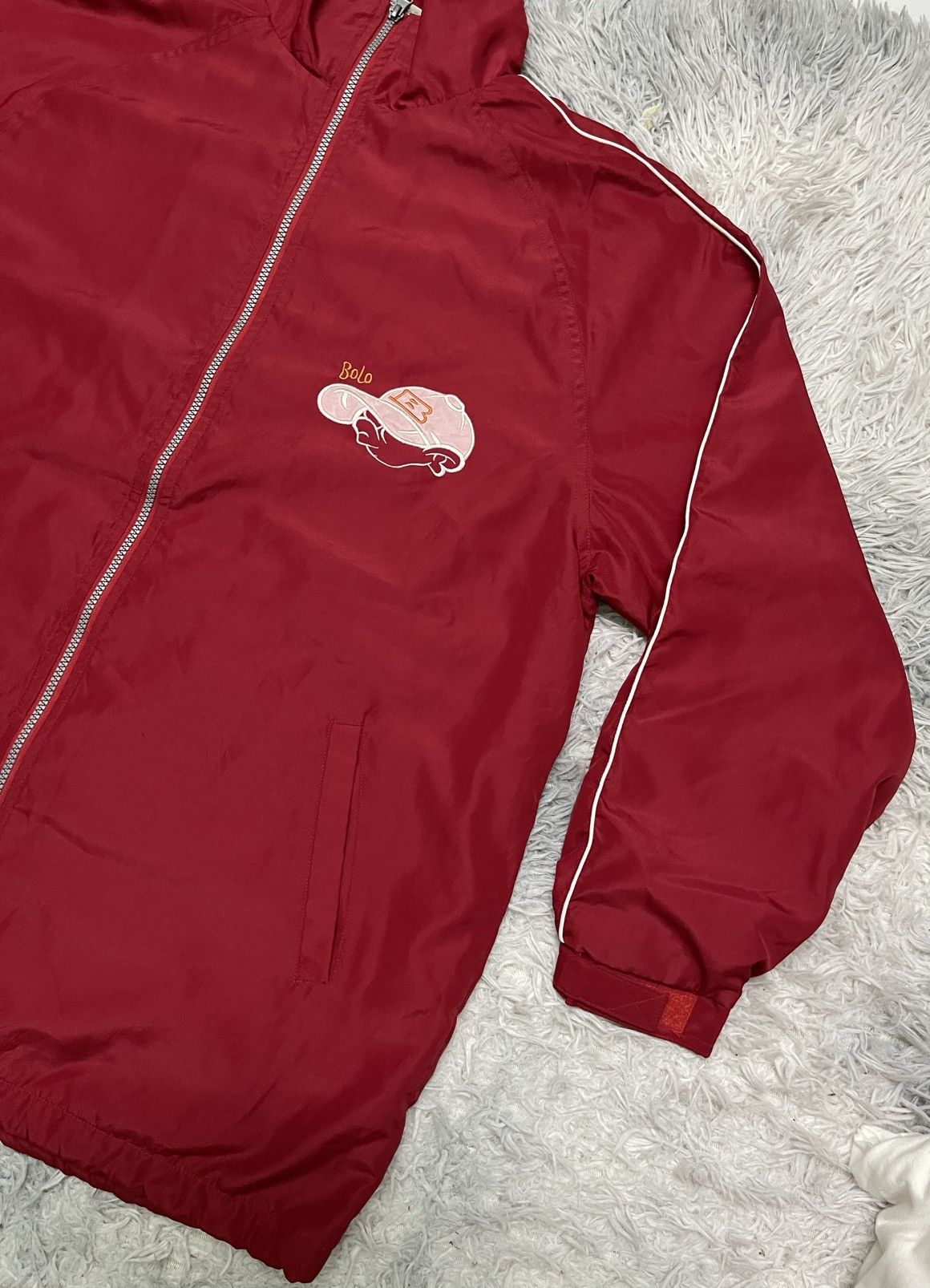 Designer × Vintage 2000s SCHOOL OF HARD ROCK ZIPPER UP LIGHT JACKET EMBROIDERY Size US L / EU 52-54 / 3 - 4 Thumbnail