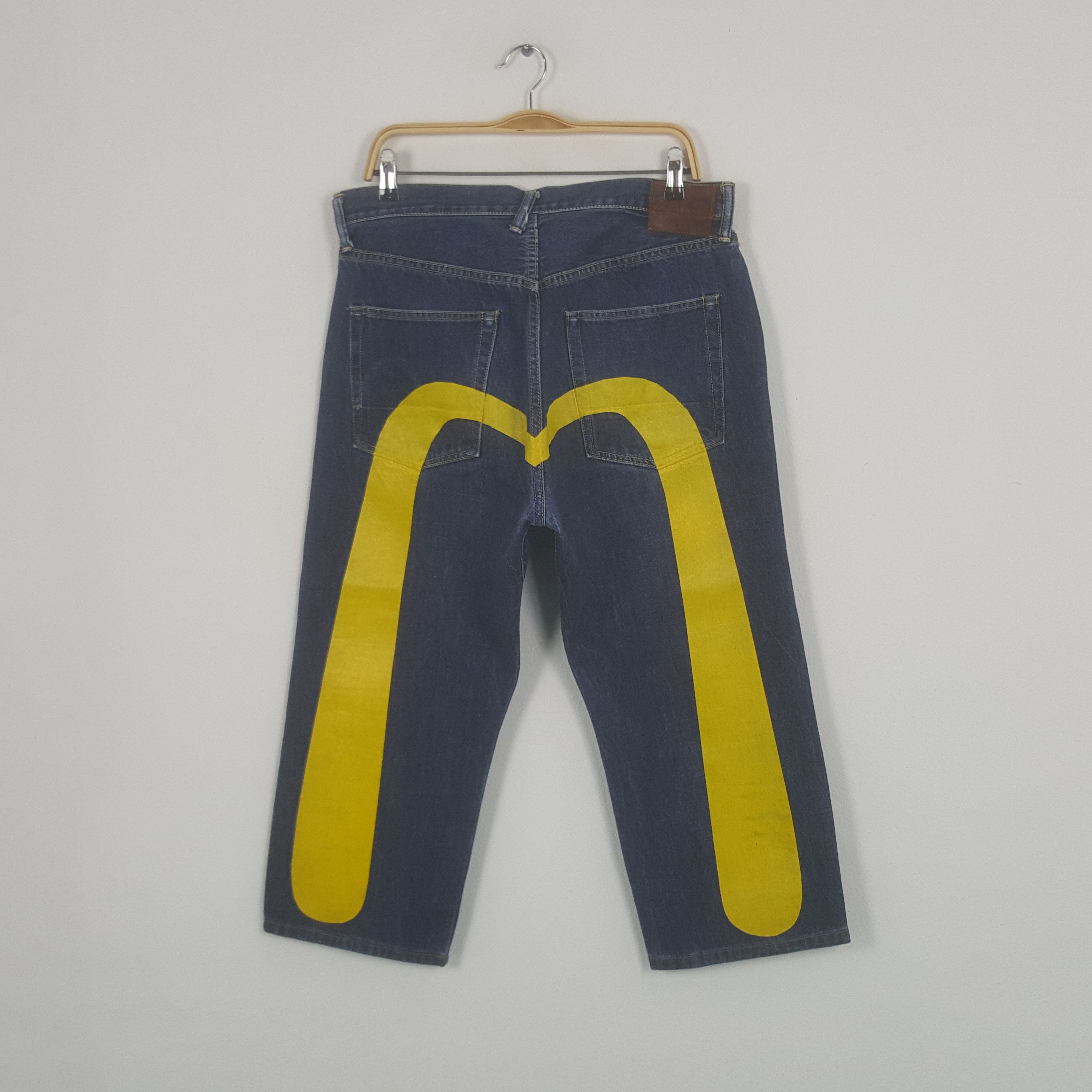 Evisu Vintage Evisu Japanese Brand Daicock Custom Art Denim Jeans Size US 34 / EU 50 - 1 Thumbnail