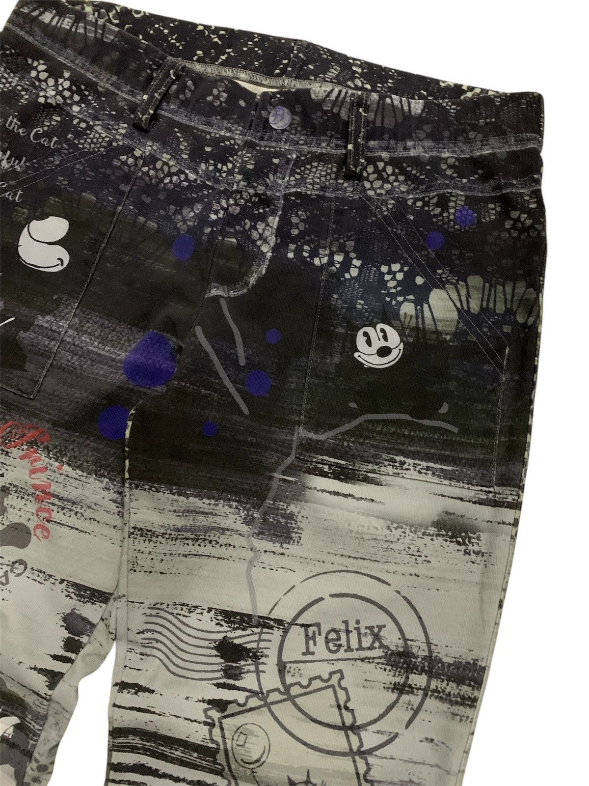 Felix × Hysteric Glamour × Jean Charles De Castelbajac Vtg Japanese Castlebajac x Felix Art Legging Pant Size 30" / US 8 / IT 44 - 6 Thumbnail